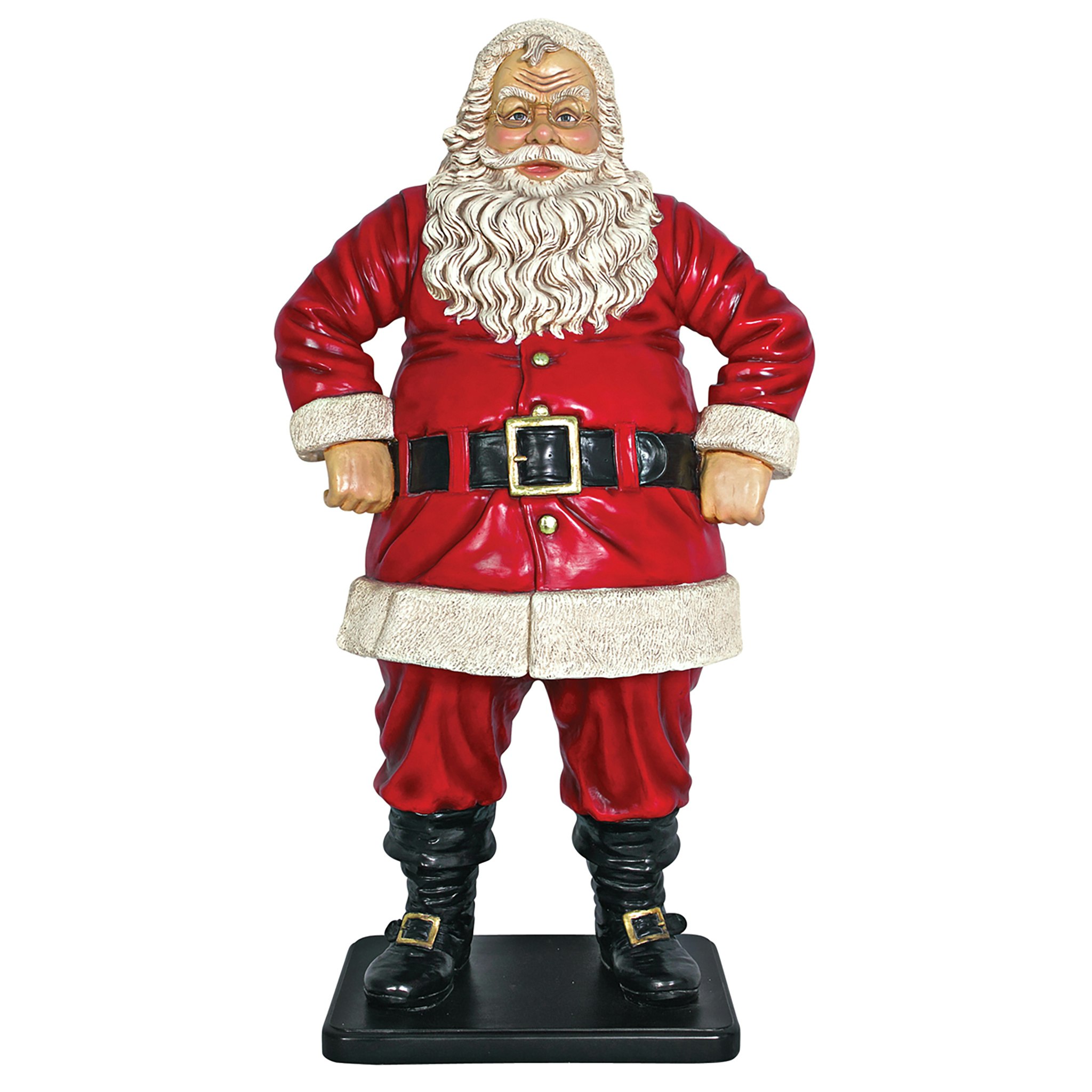 Toscano Jolly Santa Claus Statue - Life-Size