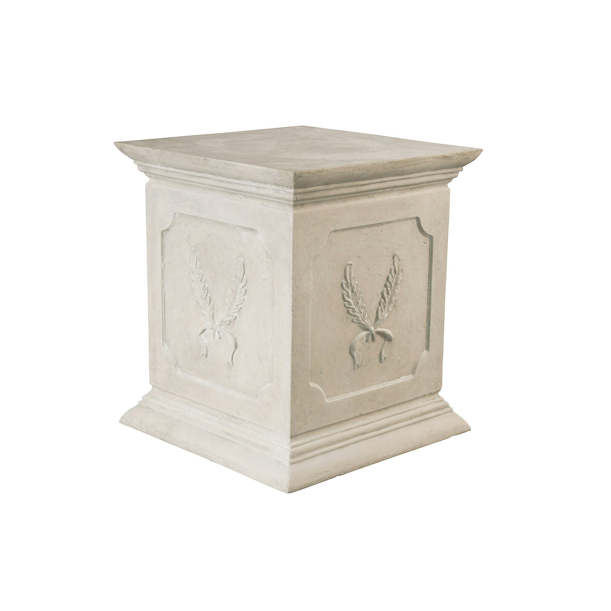 Toscano - Laurel Plinth in Ancient Ivory