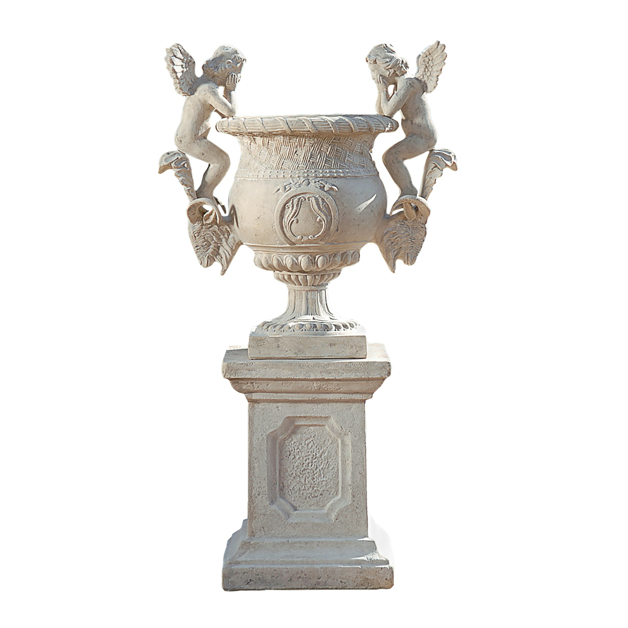 Toscano - Versailles Cherub Urn with Plinth
