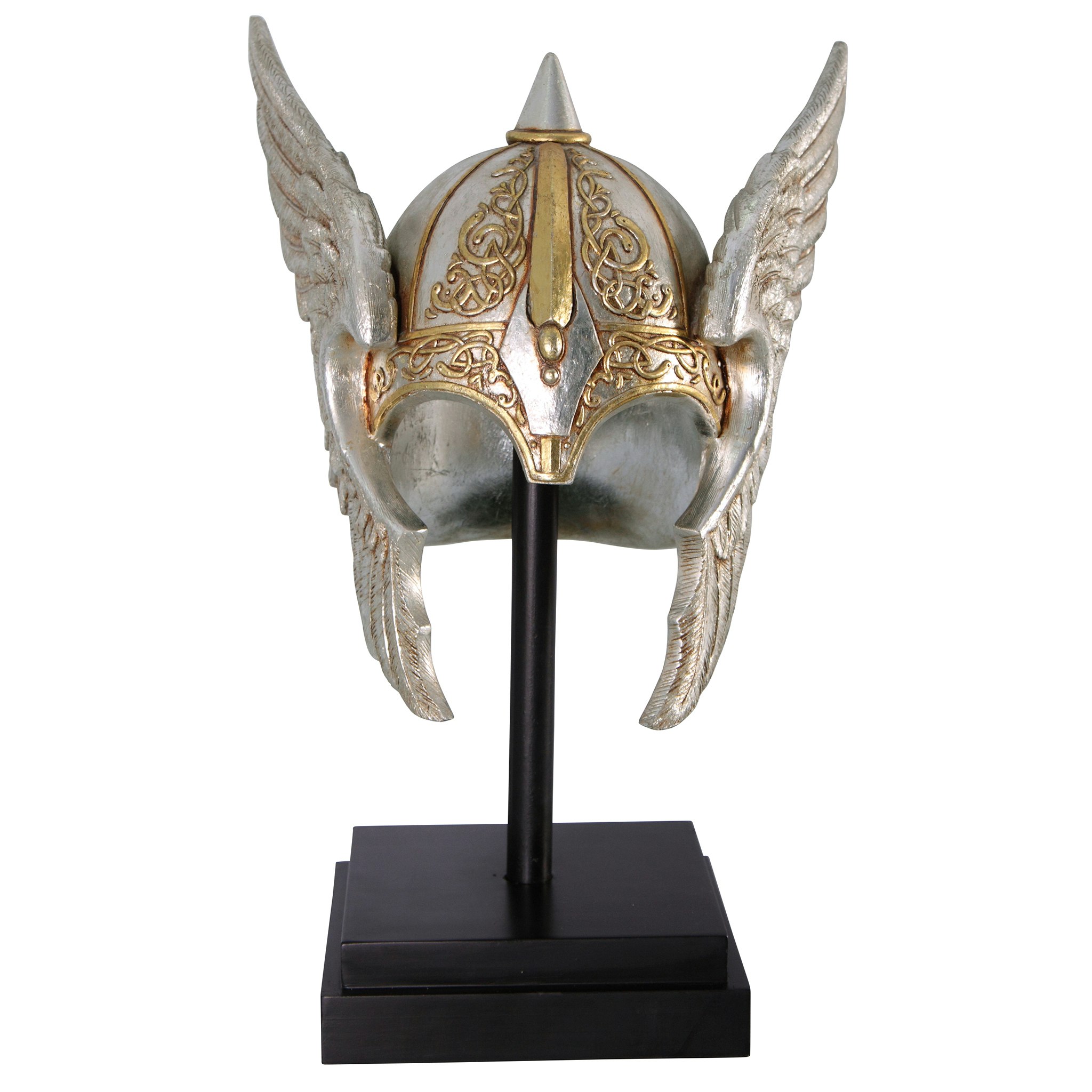 Toscano - Valkyrie Helmet Statue upon Museum Mount