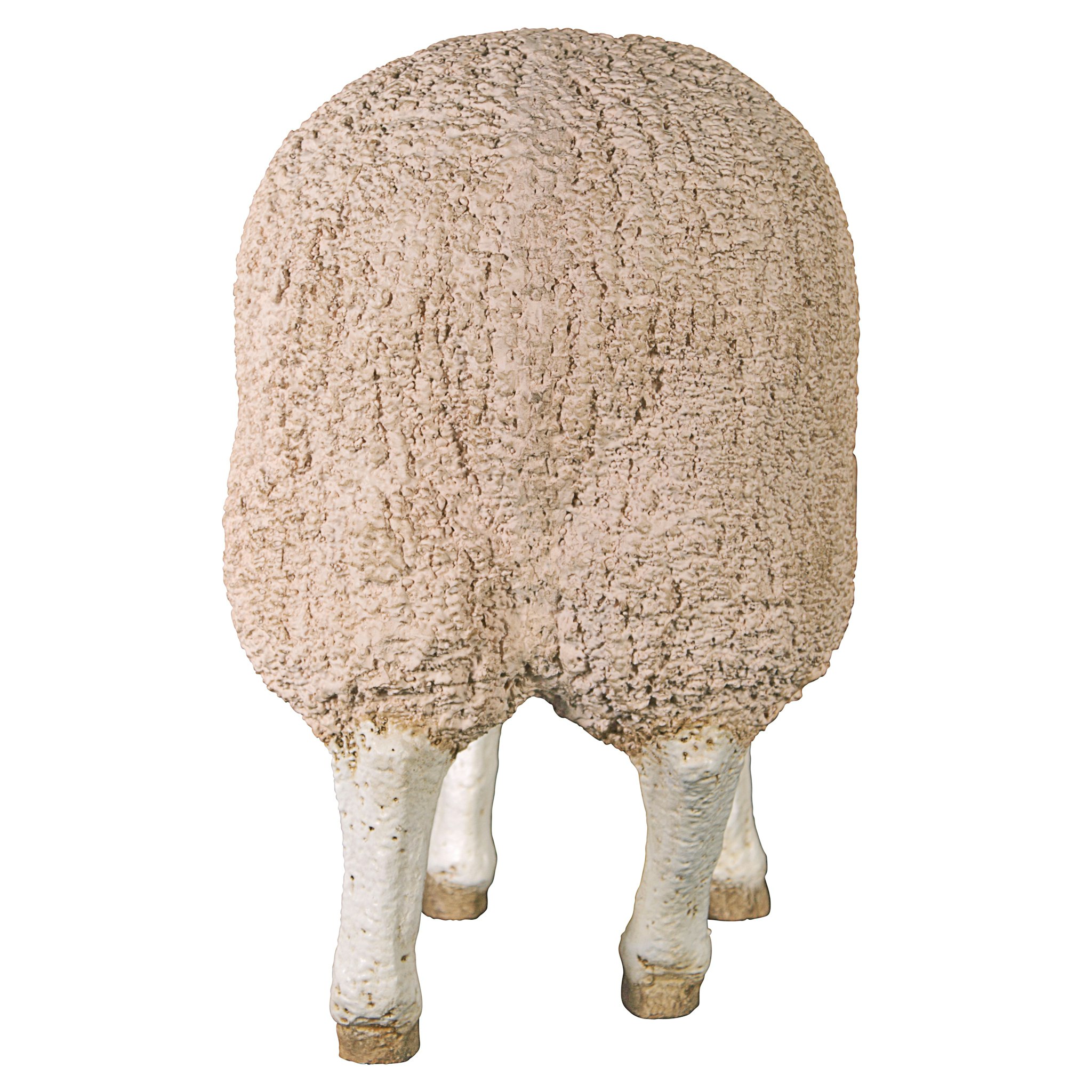 Toscano Merino Ewe Life-Size Sheep Statue - Head Down