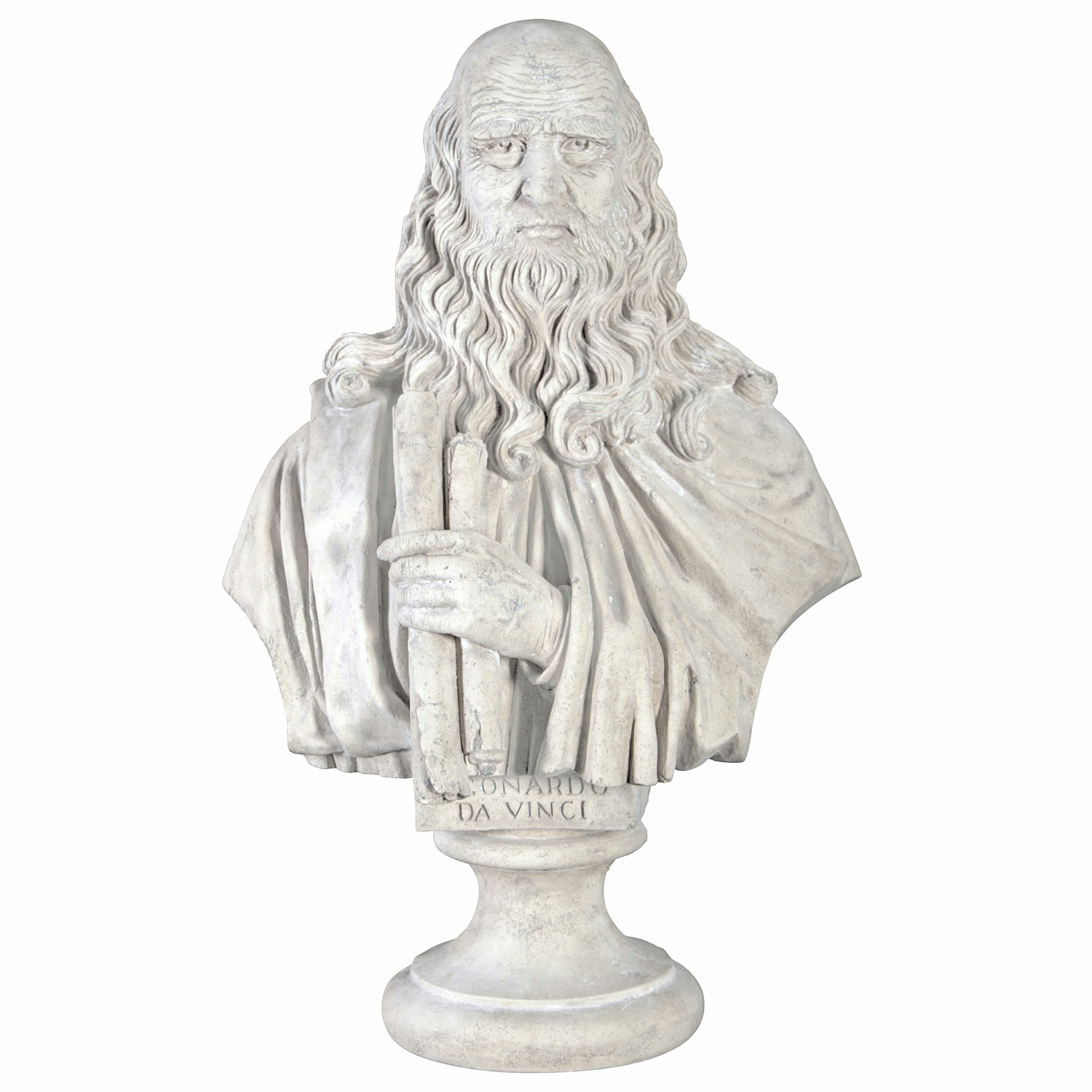 Toscano - Leonardo da Vinci Grand-Scale Sculptural Bust