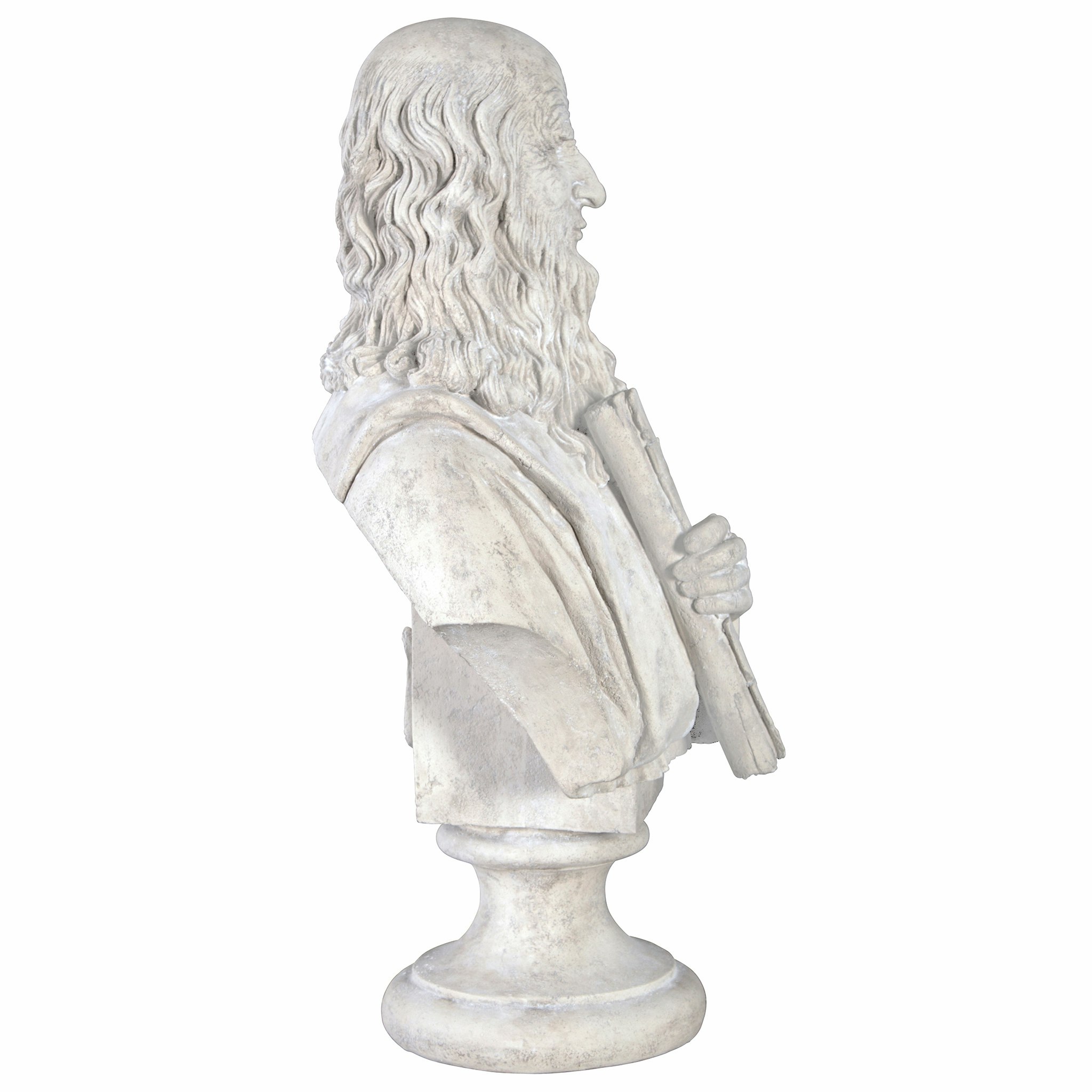 Toscano - Leonardo da Vinci Grand-Scale Sculptural Bust
