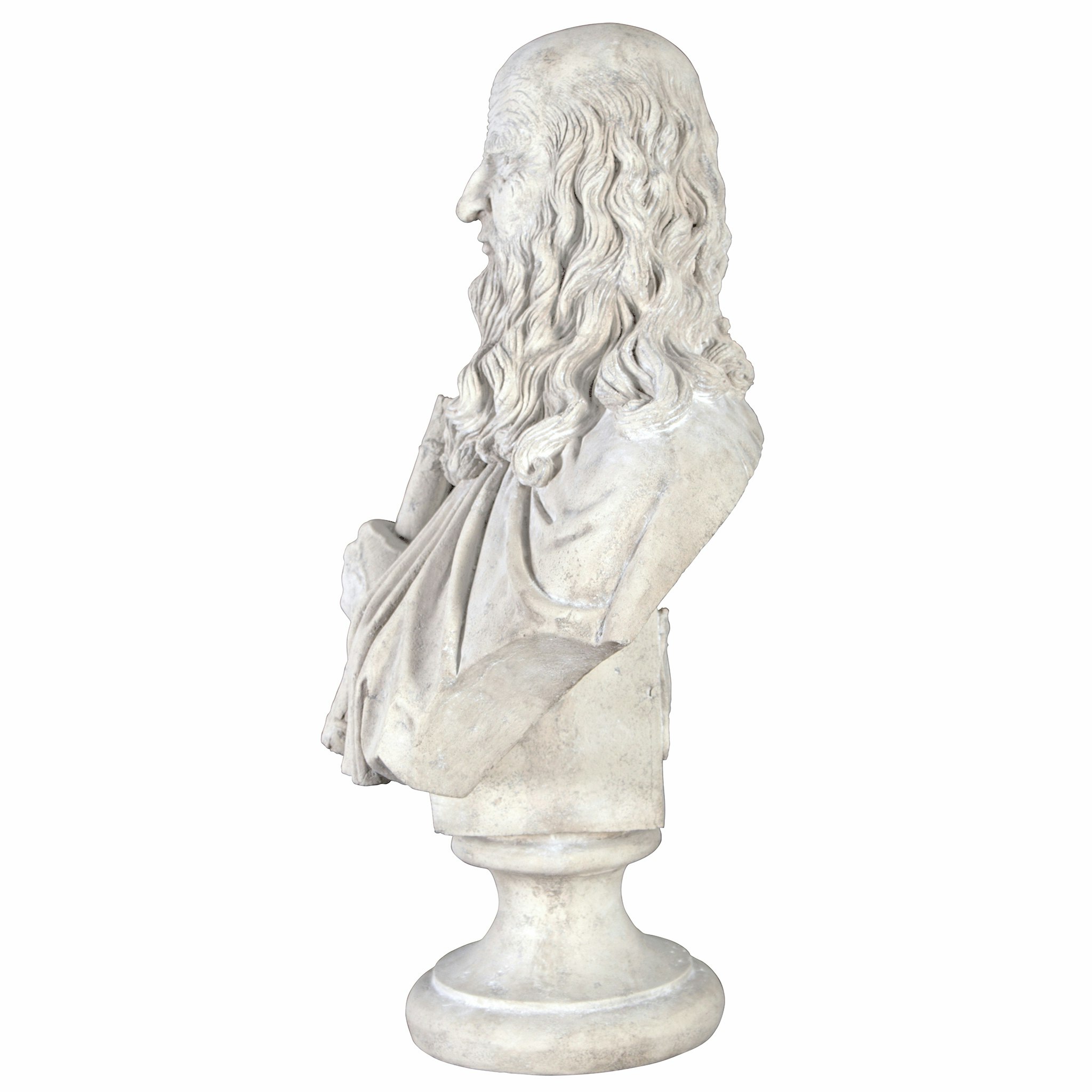 Toscano - Leonardo da Vinci Grand-Scale Sculptural Bust