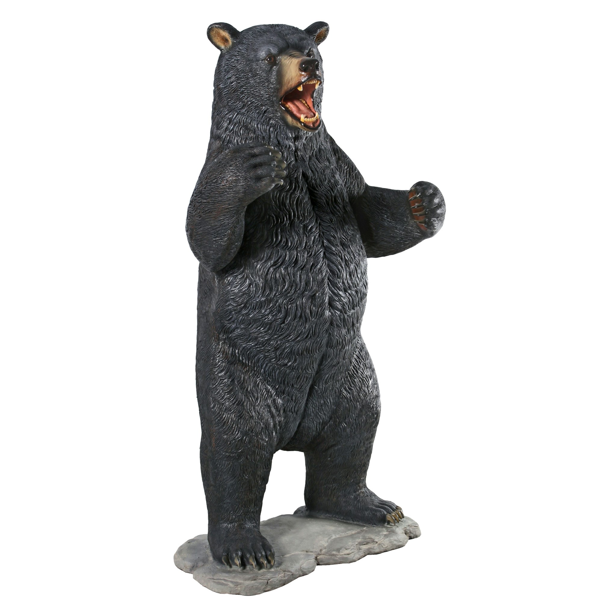 Toscano - Growling Black Bear Life-Size Statue
