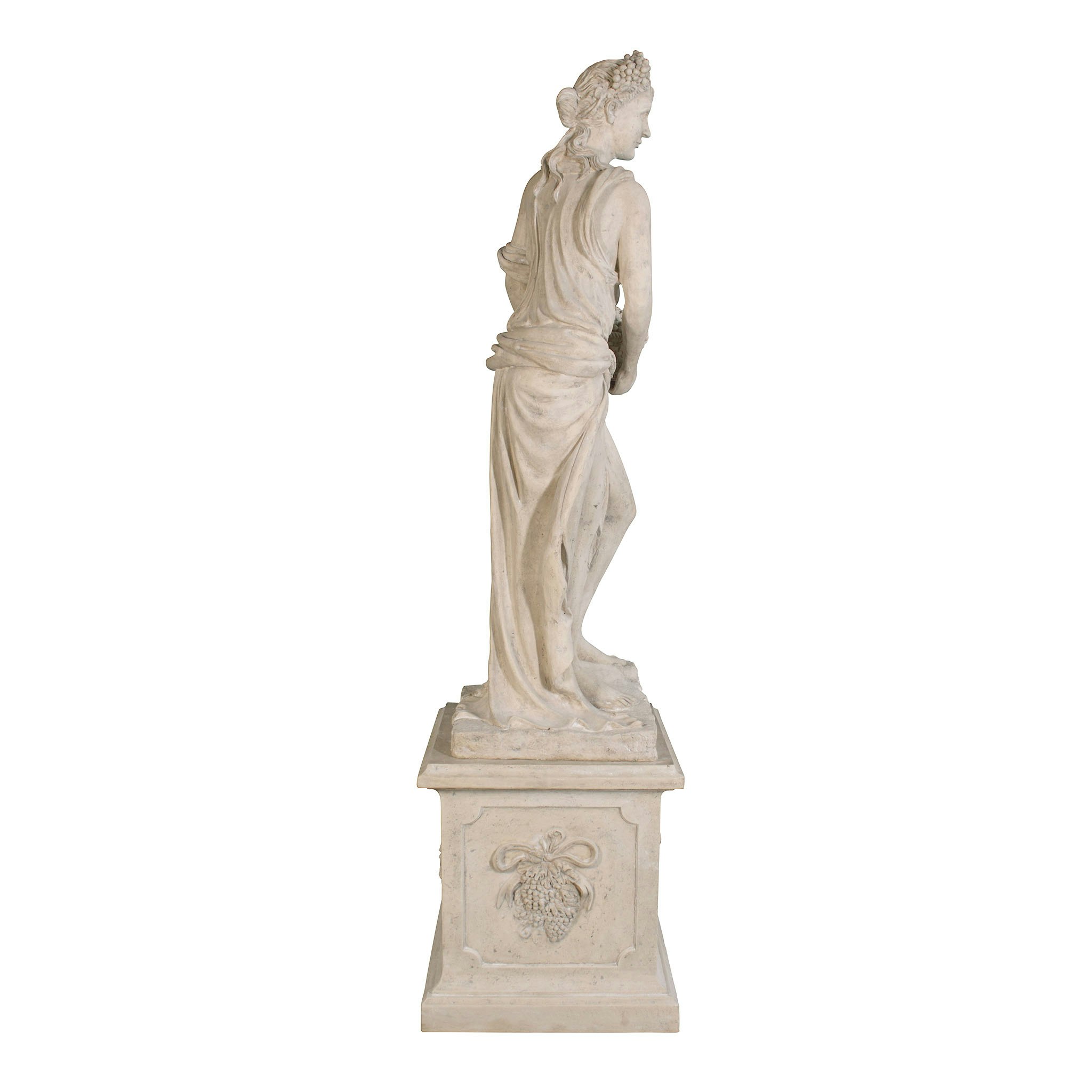 Toscano - The Four Goddesses of the Seasons Autumn Statue with Plinth