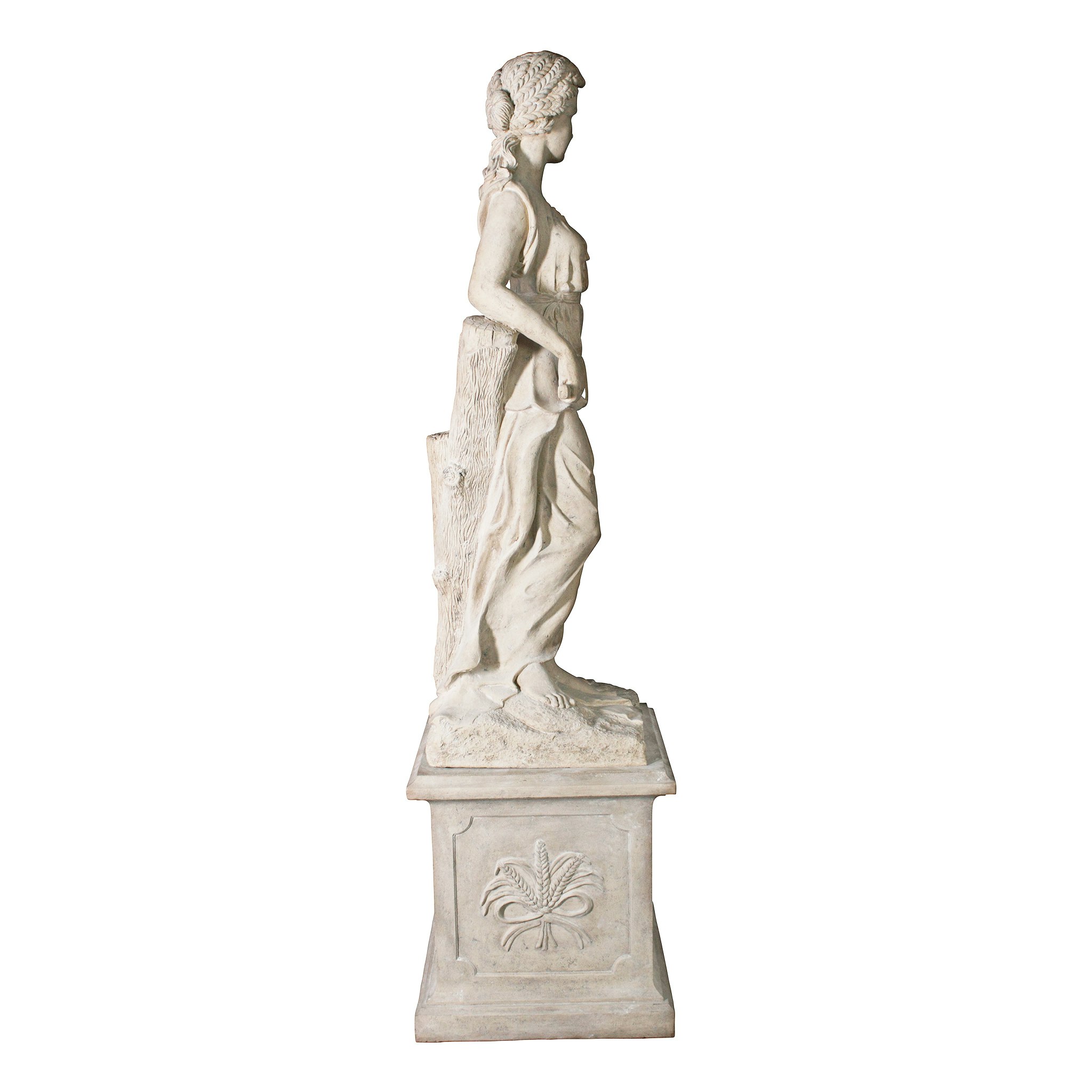 Toscano - The Four Goddesses of the Seasons Summer Statue with Plinth