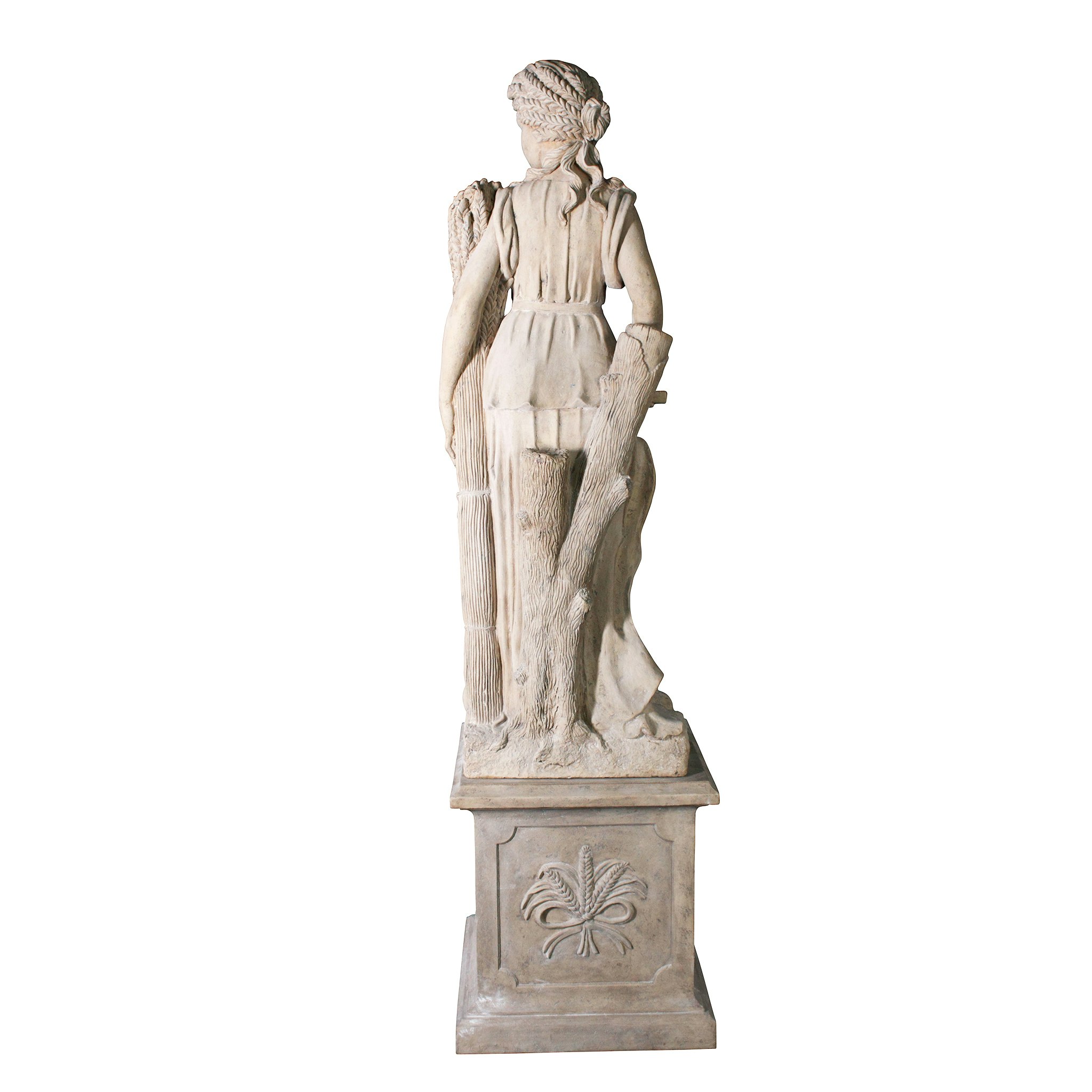Toscano - The Four Goddesses of the Seasons Summer Statue with Plinth