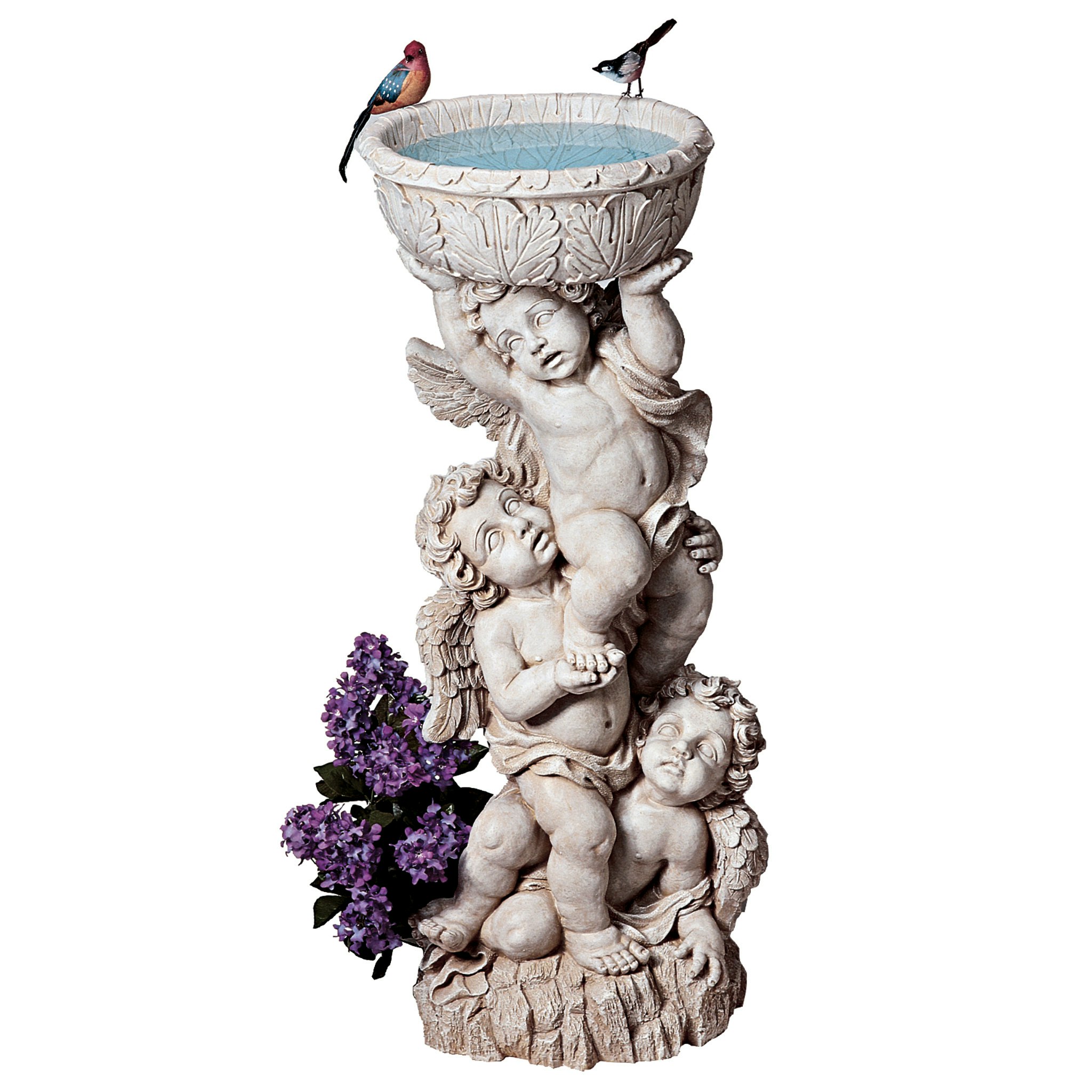 Toscano - Three Cherubs with Urn Statue