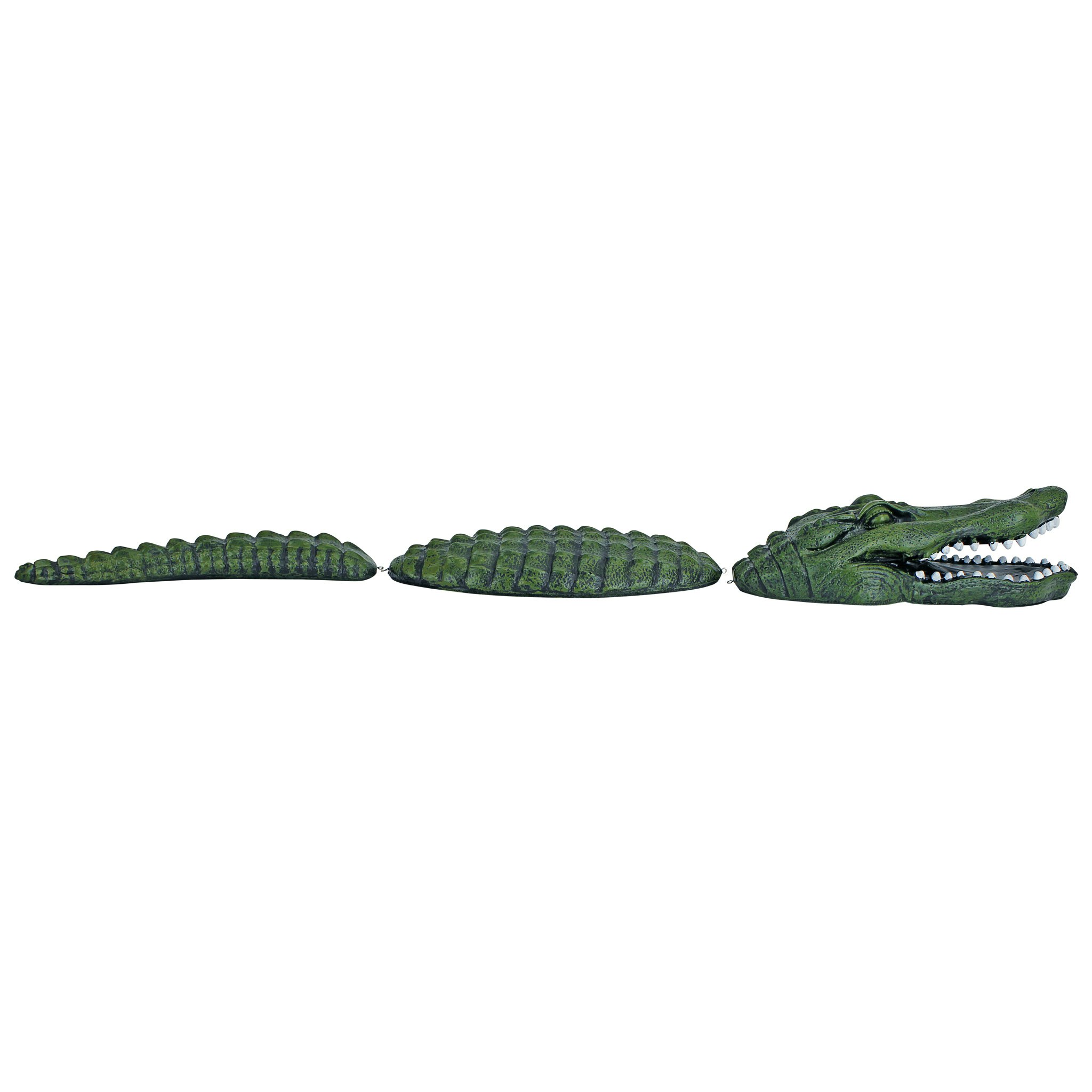 Toscano - Fearless Lawn Gator of the Castle Moat Statue
