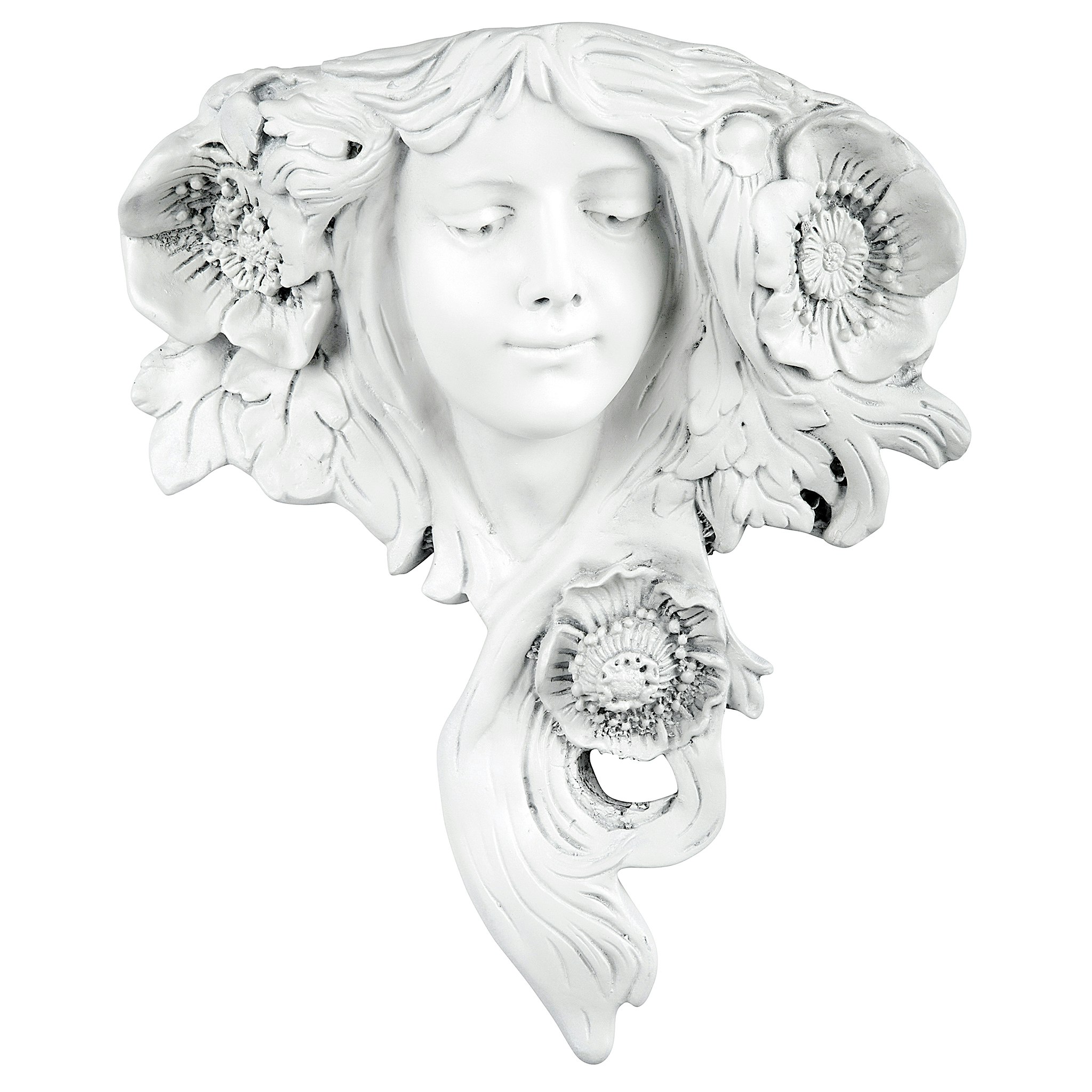 Toscano French Greenmen Planter Wall Sculpture - Le Printemps
