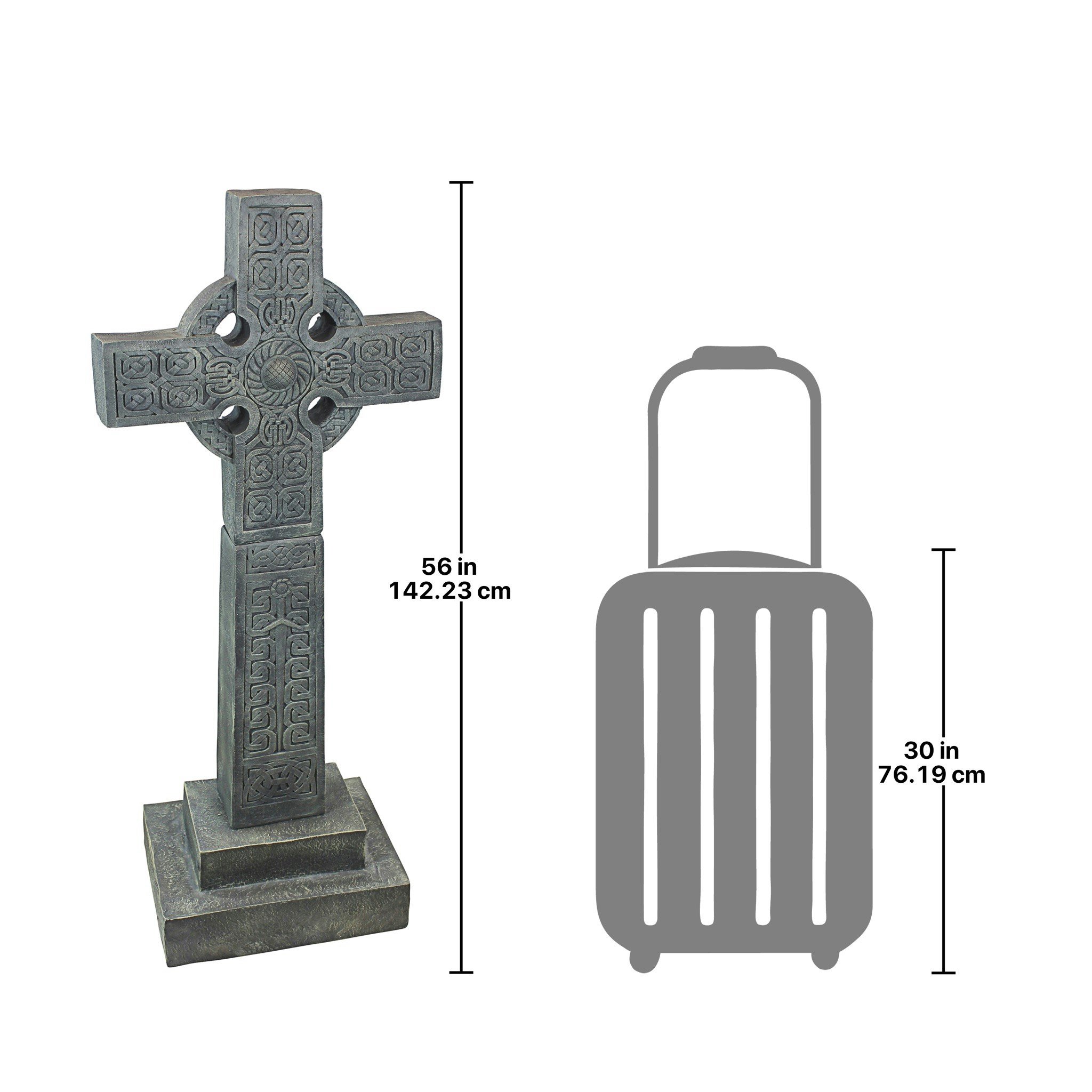Toscano - Full-Size Chisholm Highland Celtic Cross Statue