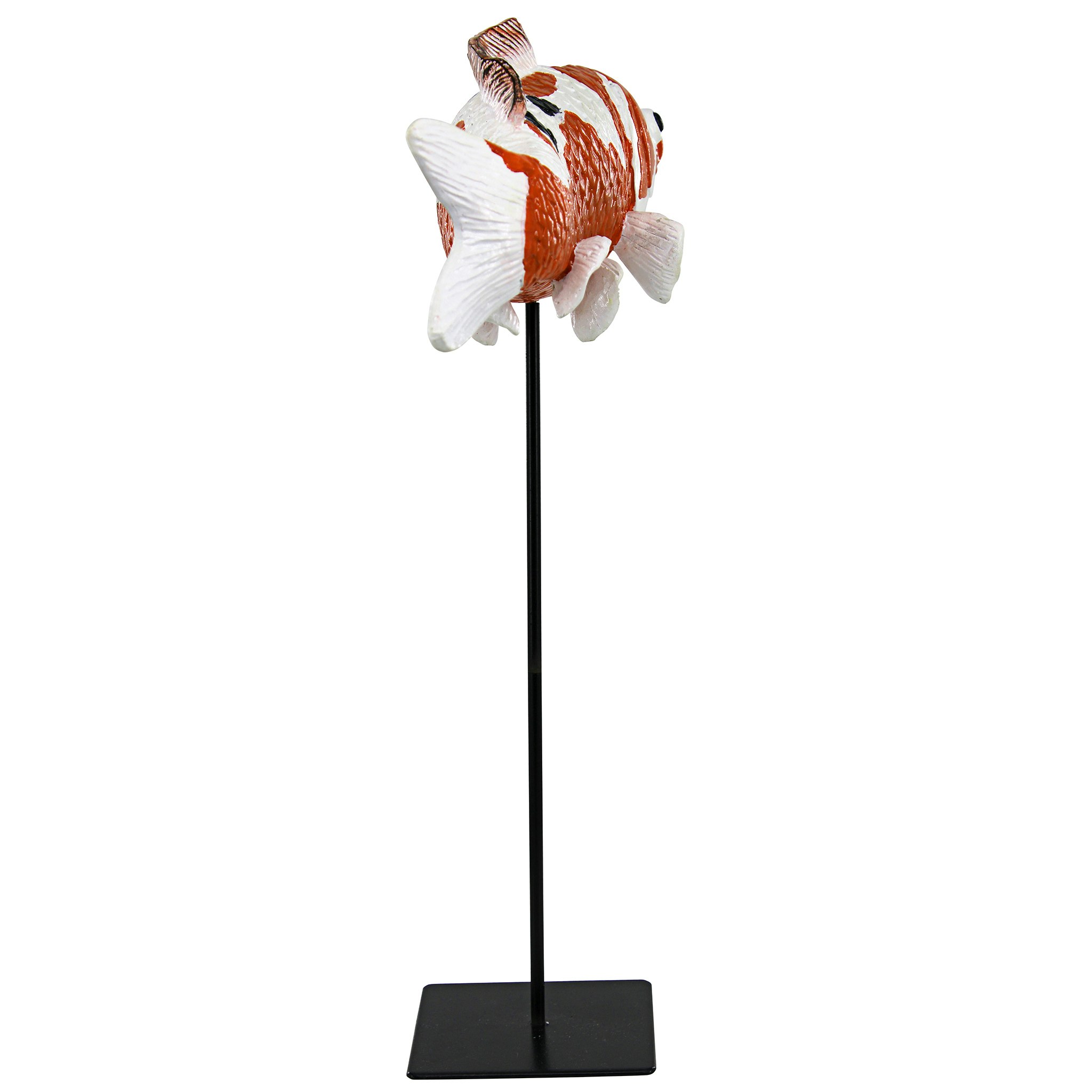 Toscano Japanese Floating Koi Fish Statue - Large