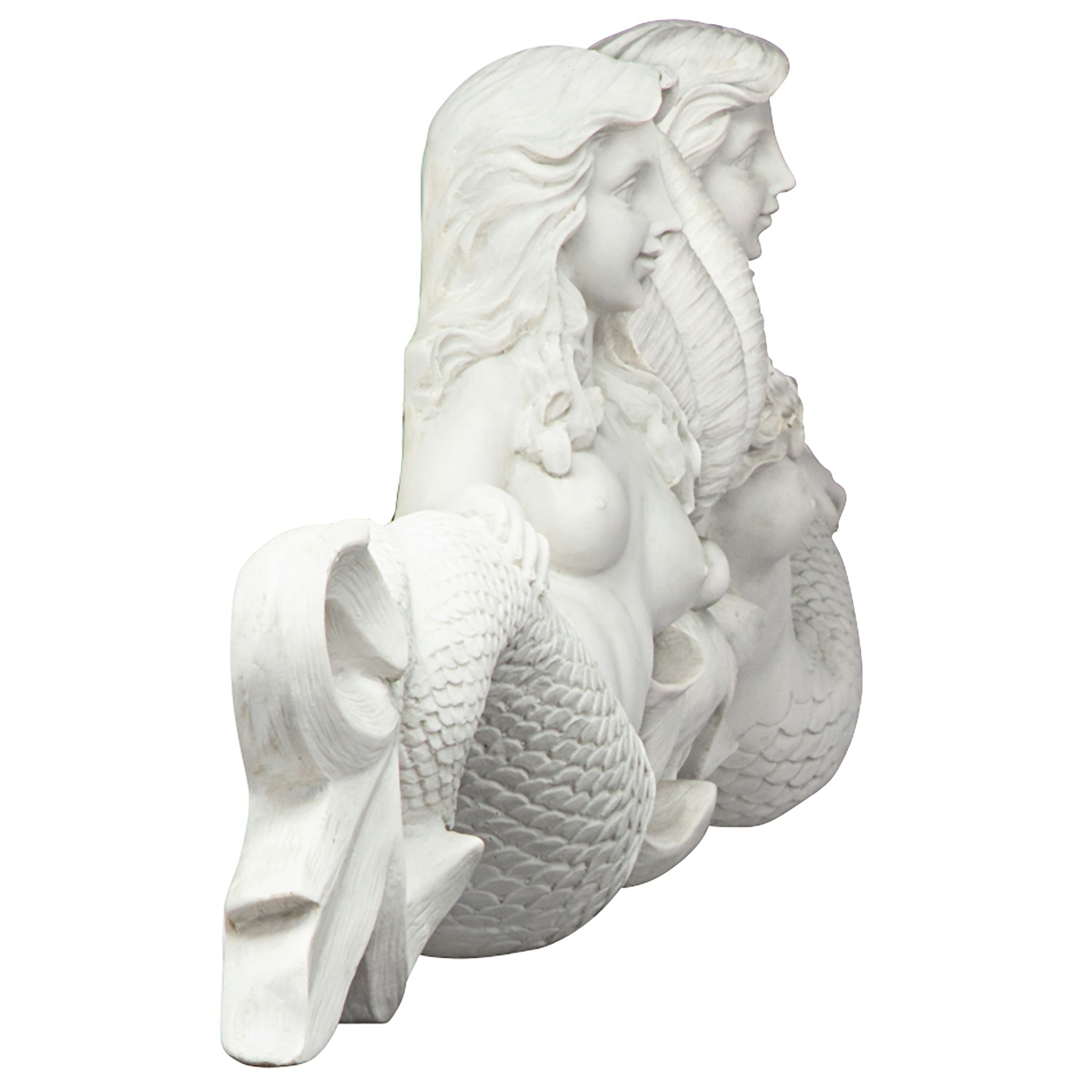 Toscano - Mermaid Sculptural Wall Pediment