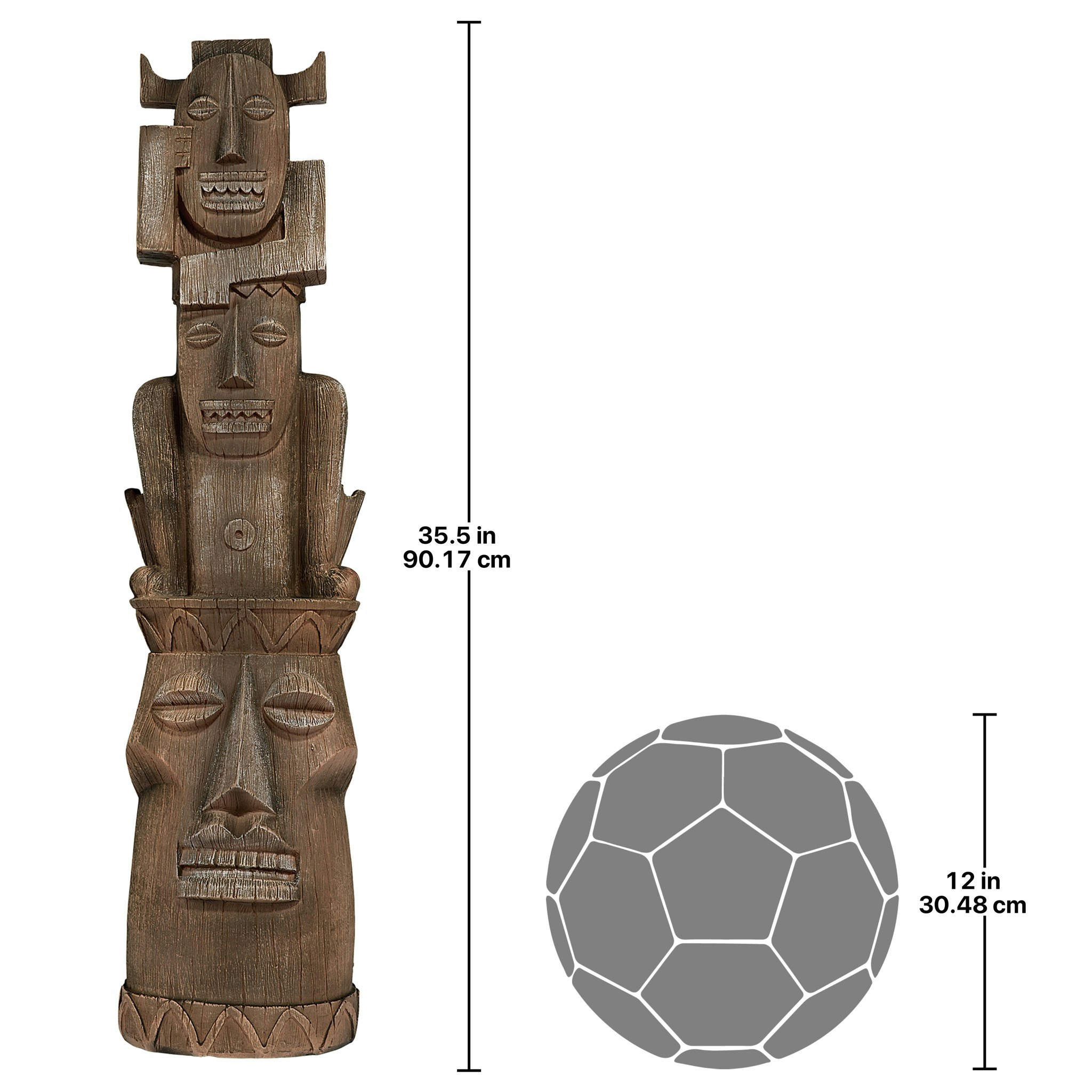 Toscano - Tiki Gods Statue Gods of the Three Pleasures