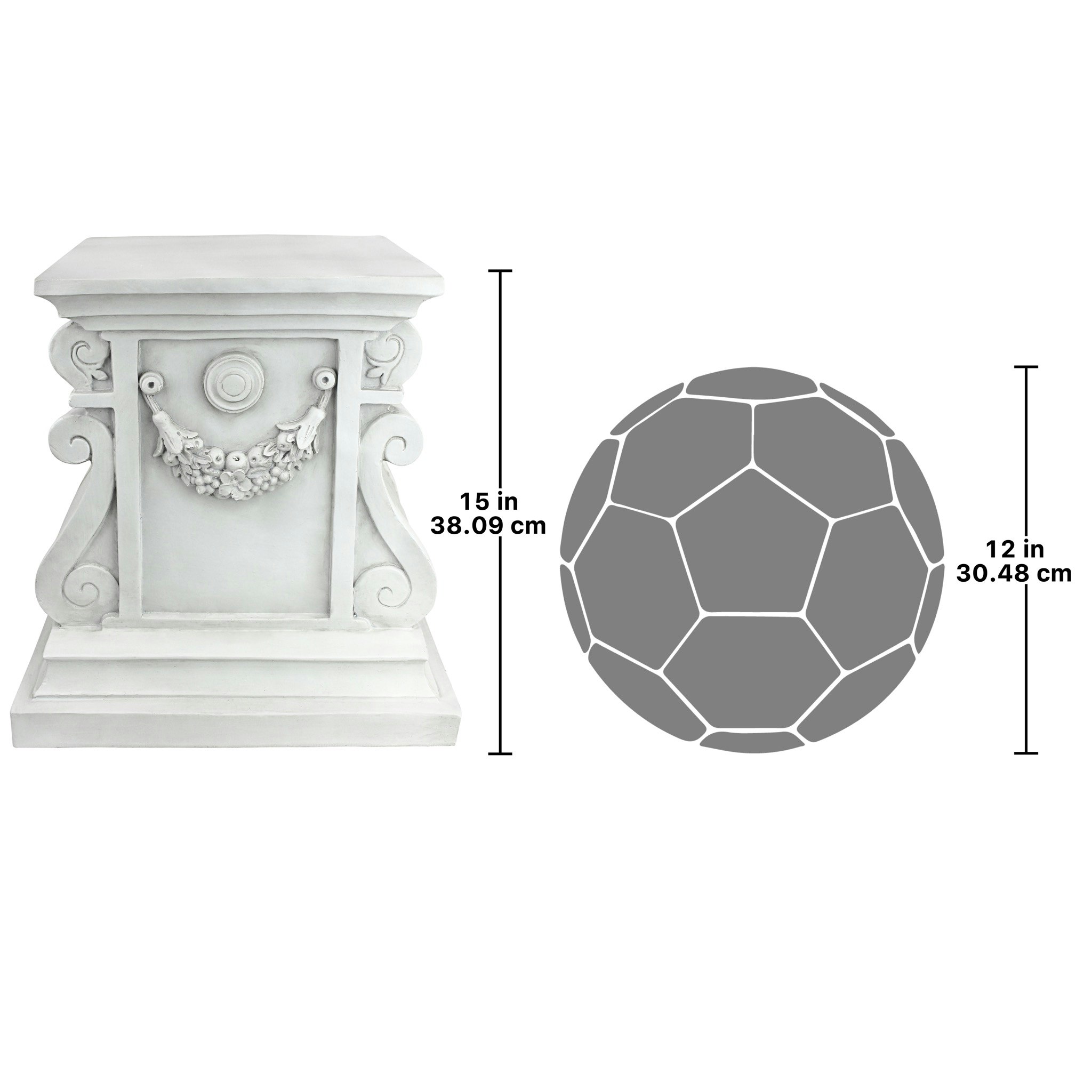 Toscano - Classic Statuary Plinth Base in Large