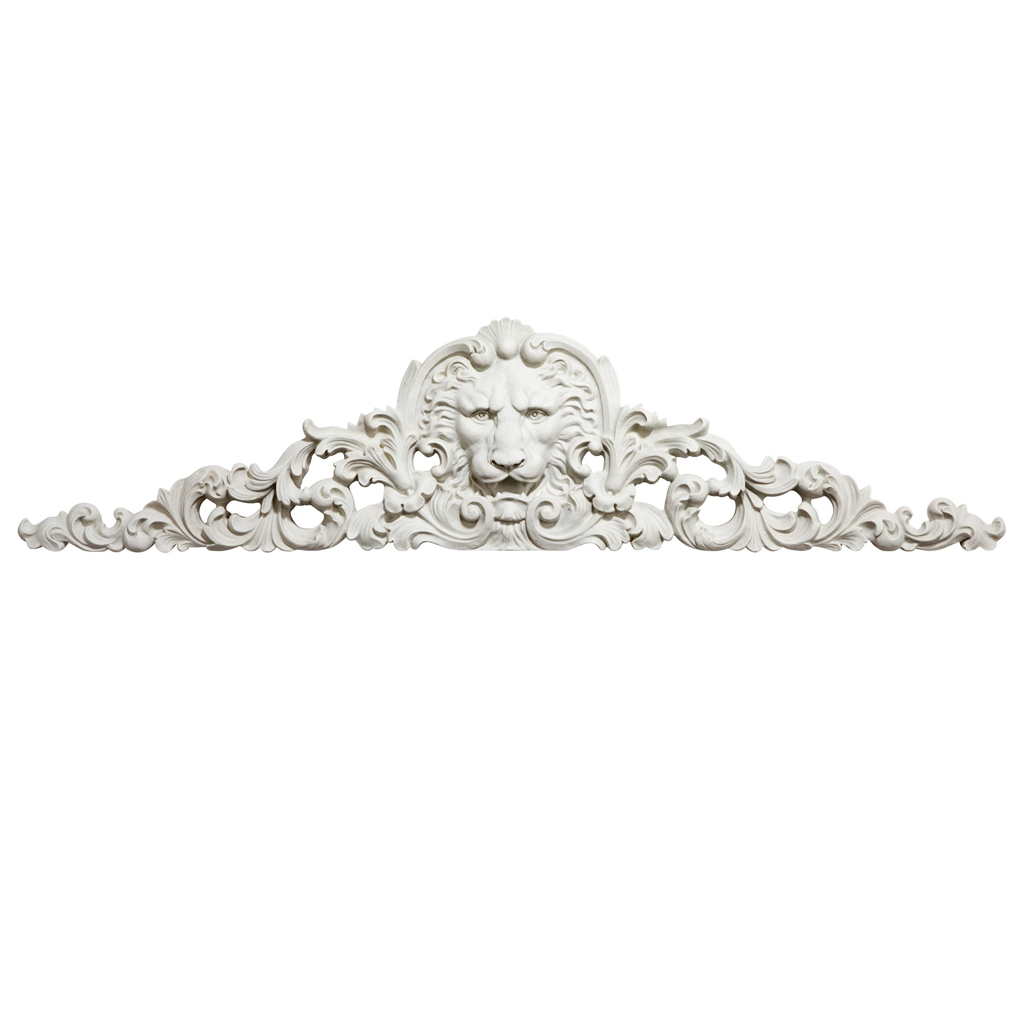 Toscano - Remoulage Lion Sculptural Wall Pediment