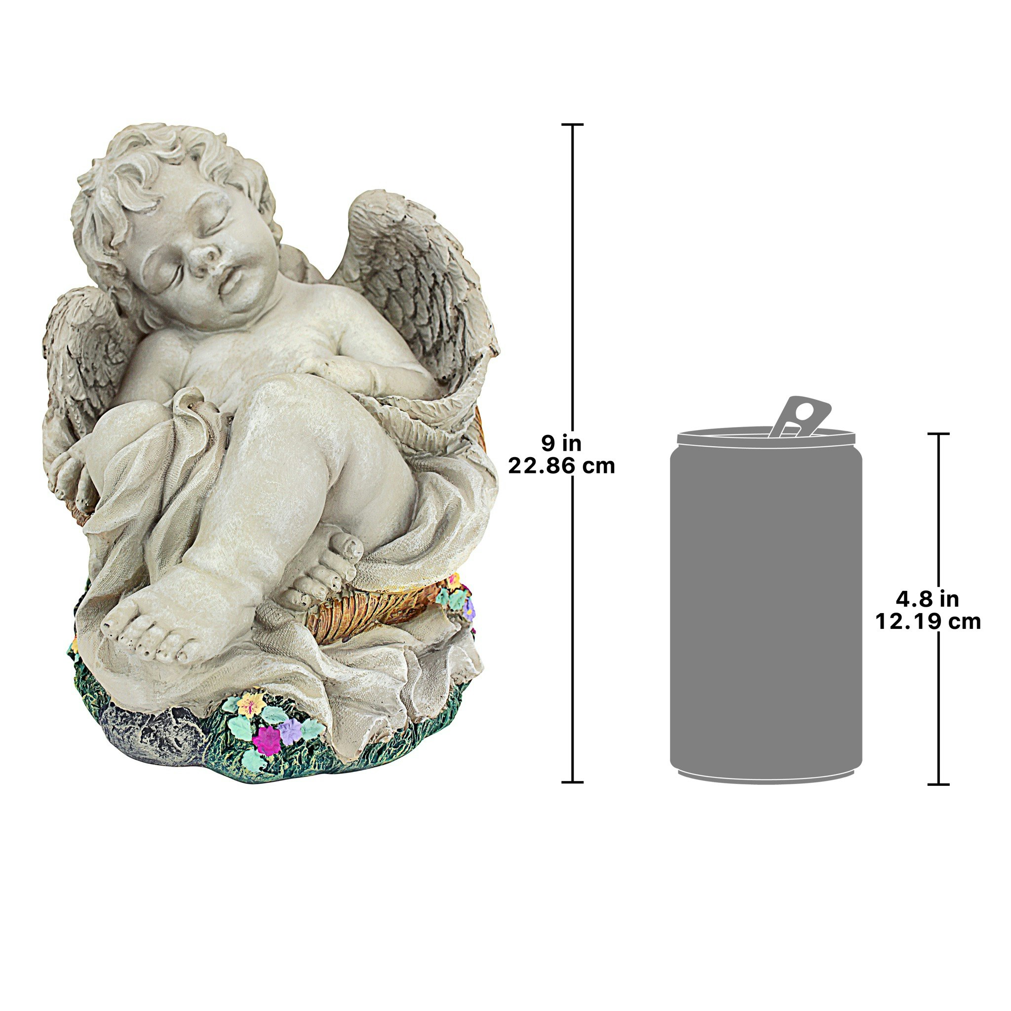 Toscano Afternoon Nap Angel Statue - Medium