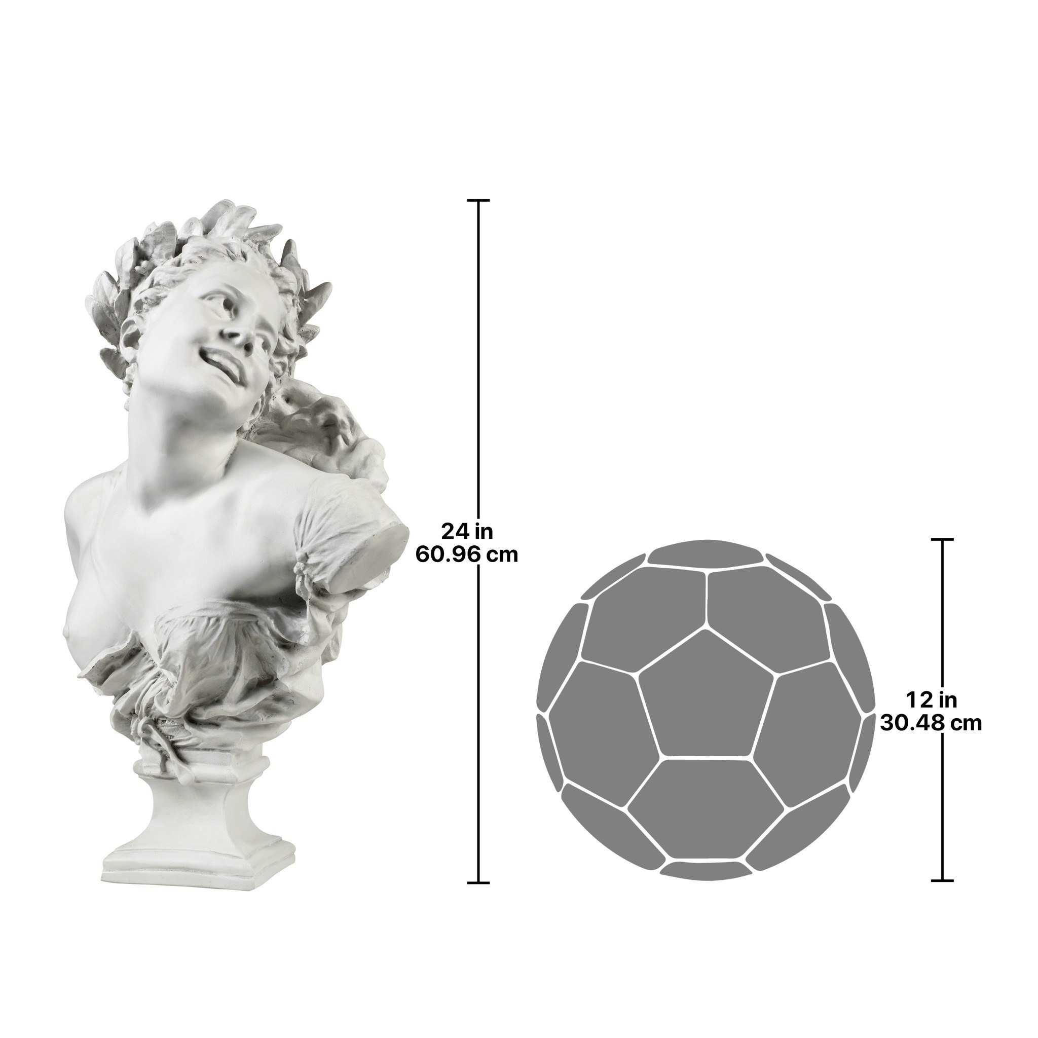 Toscano - Mademoiselle de la Danse Bust Statue