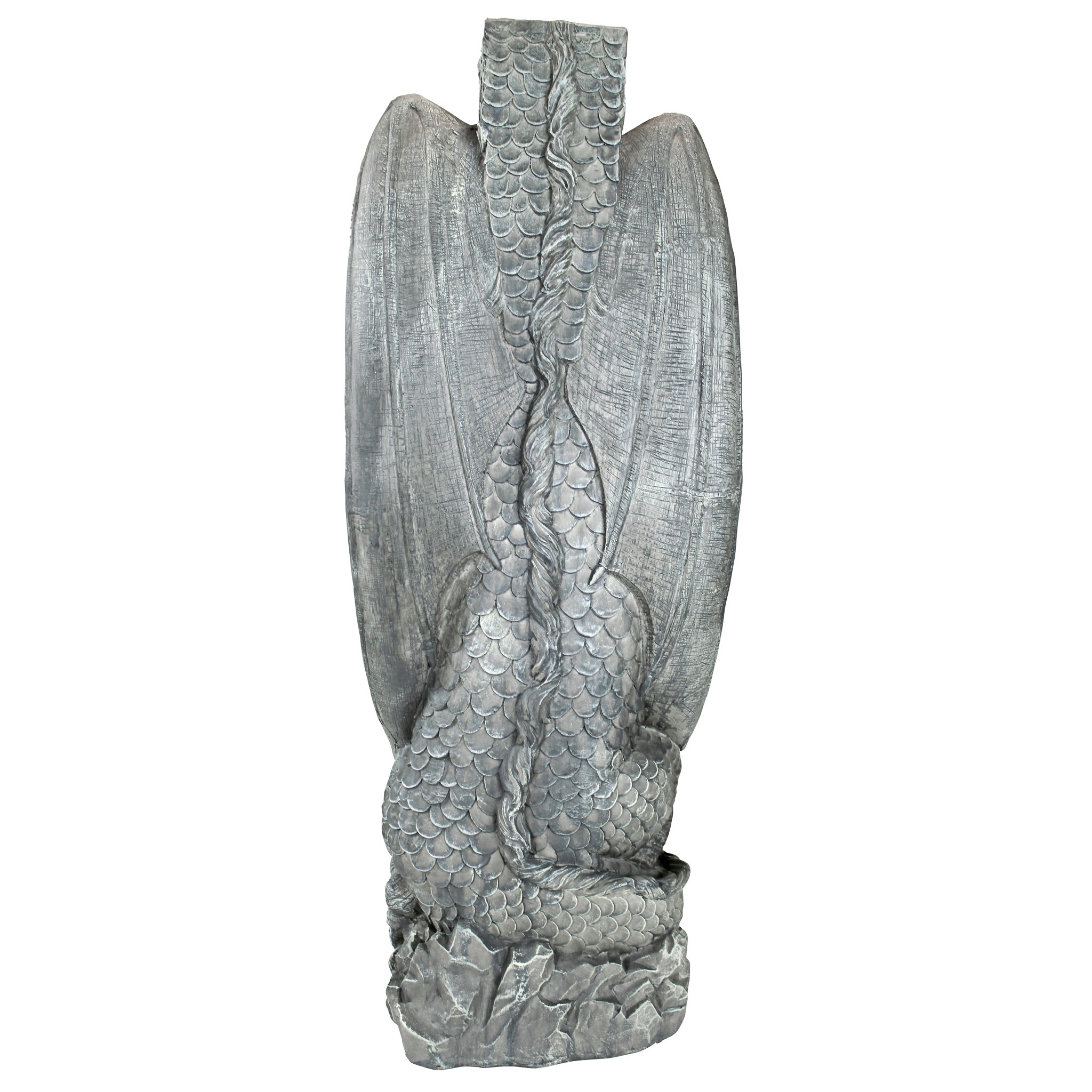 Toscano - Zippy the Dragon Mailbox Post Sleeve Statue