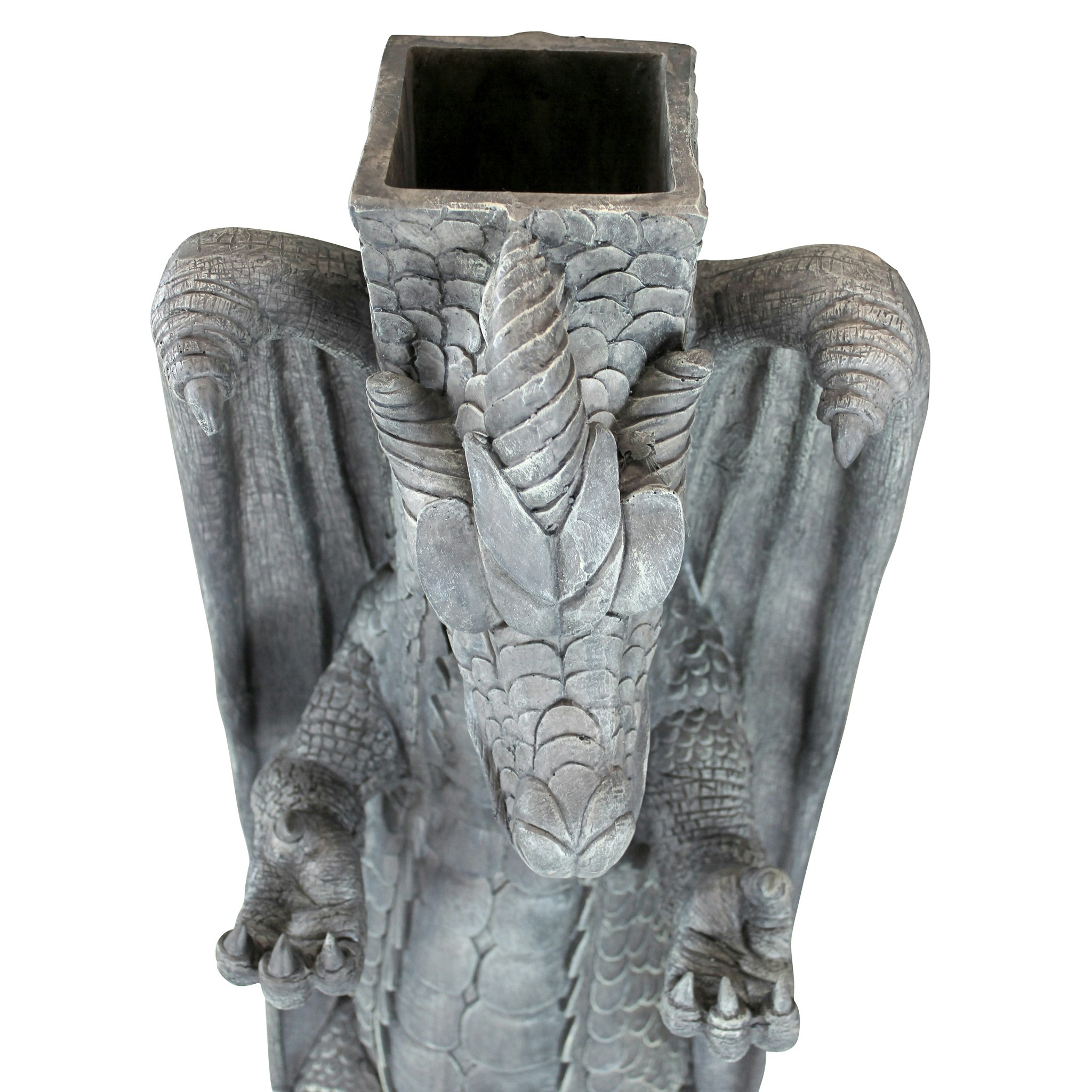 Toscano - Zippy the Dragon Mailbox Post Sleeve Statue