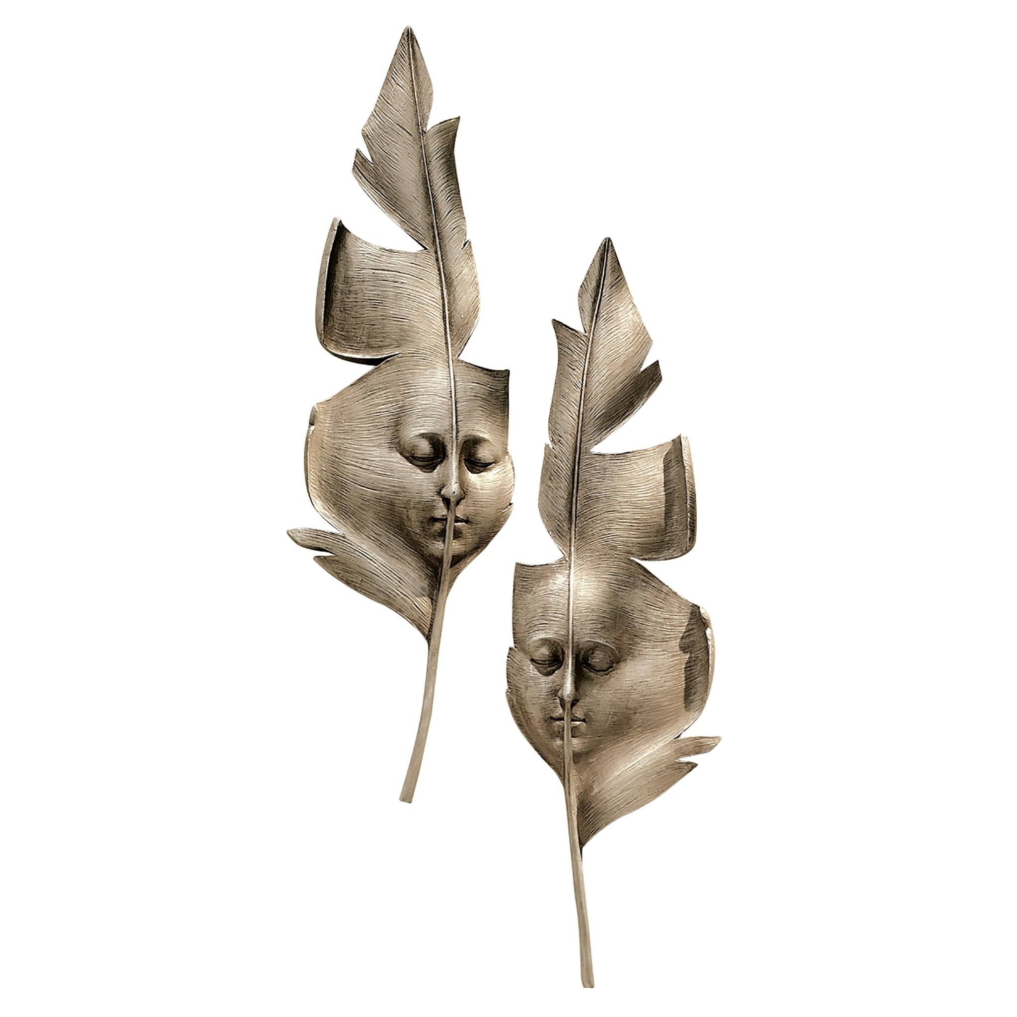 Toscano - Aurora and Hespera Greenmen Mask Wall Sculpture