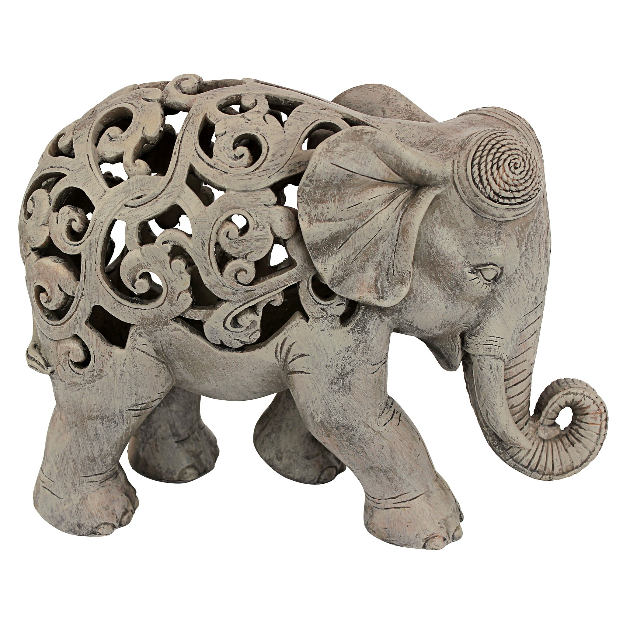 Toscano - Anjan the Elephant Jali Statue
