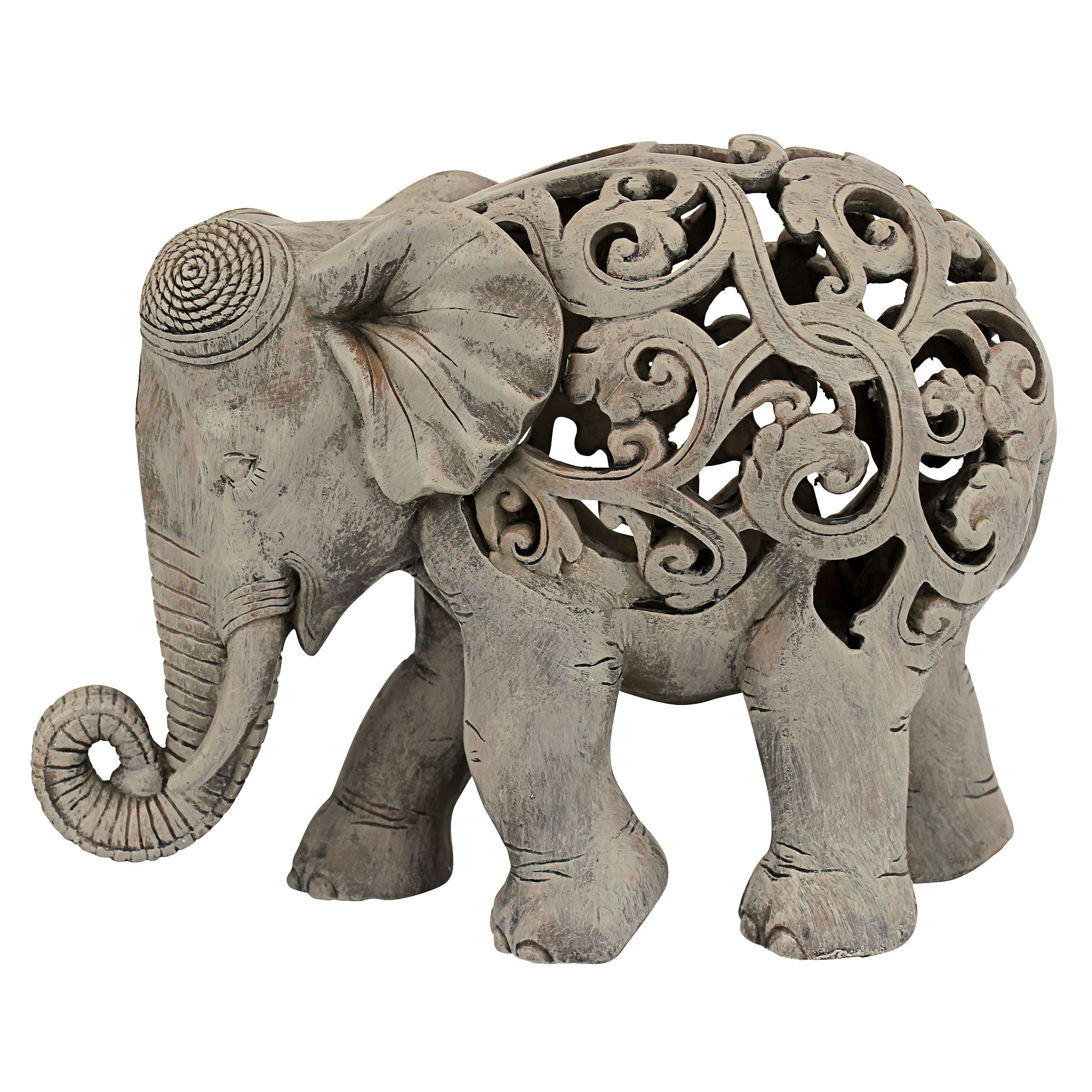 Toscano - Anjan the Elephant Jali Statue