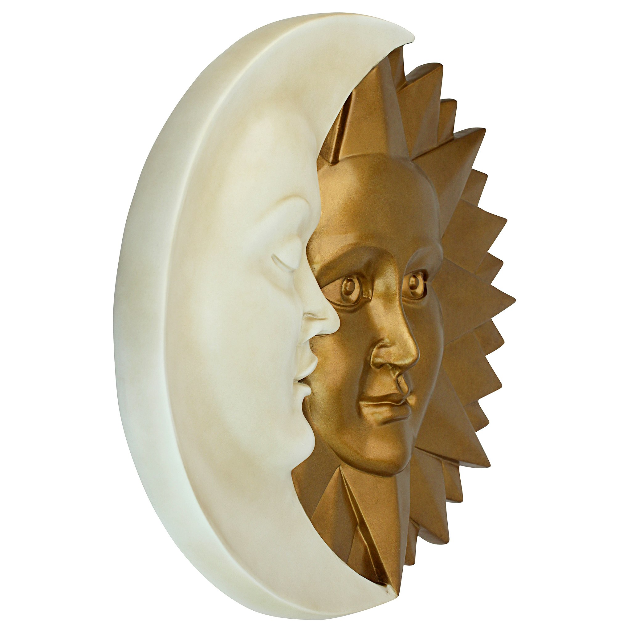Toscano - Celestial Harmony Sun and Moon Wall Sculpture