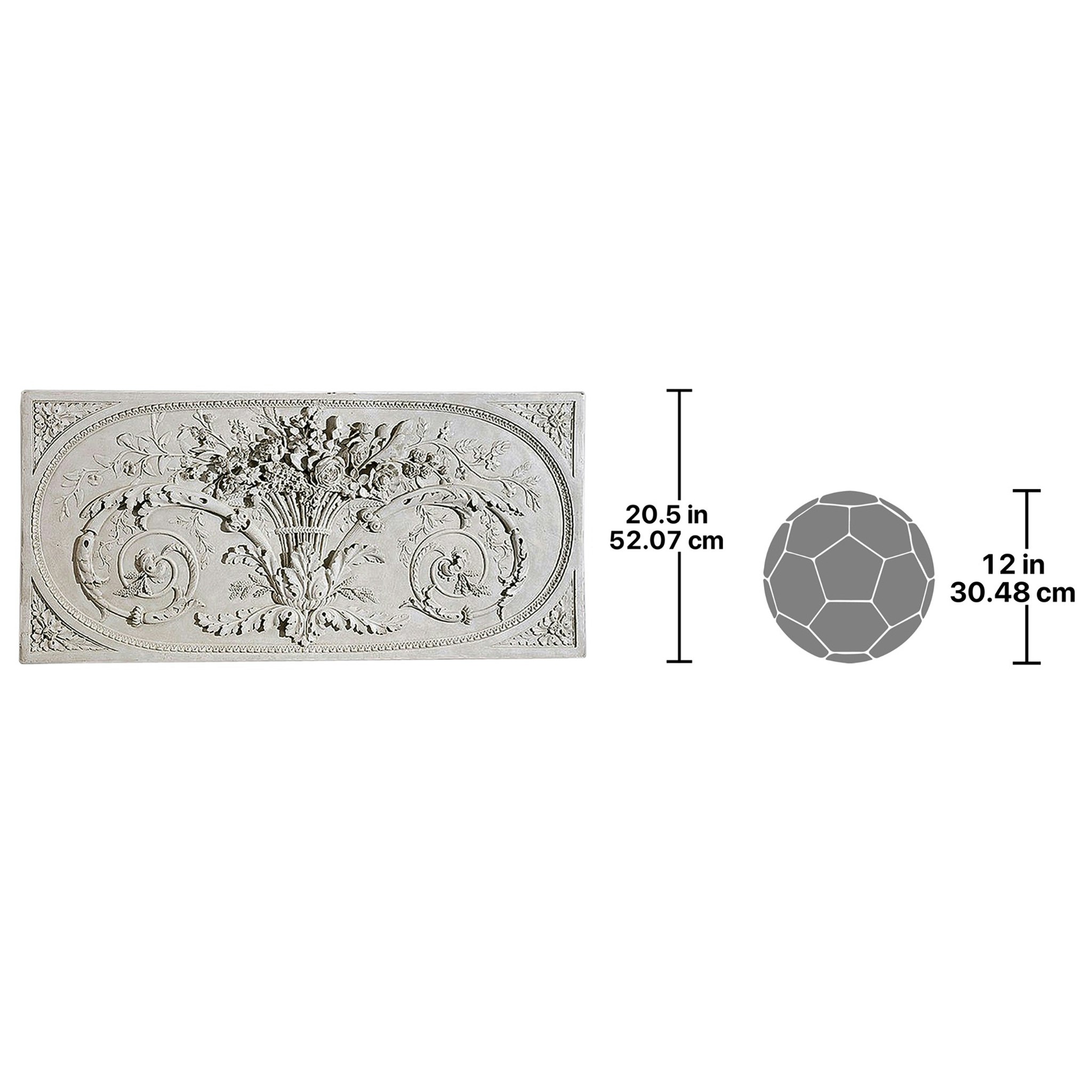 Toscano - Le Bouquet Grand Frieze Wall Sculpture