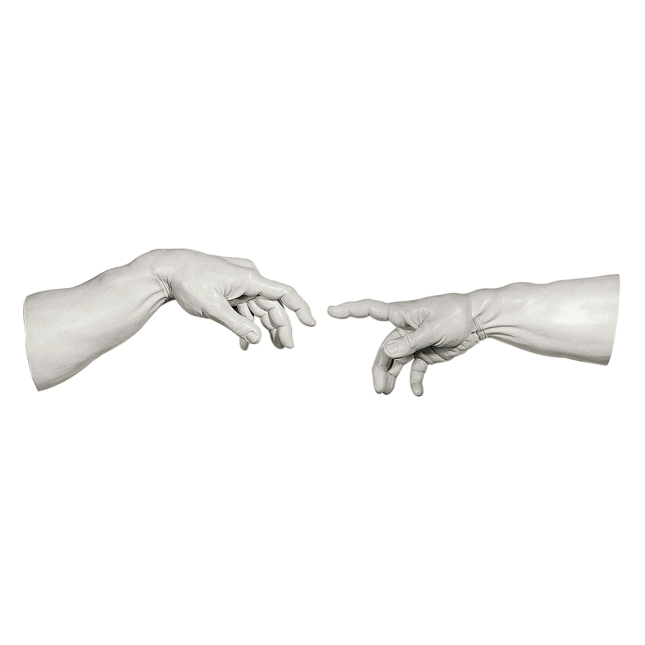 Toscano - Set of 2 The Creation of Adam Wall Sculpture