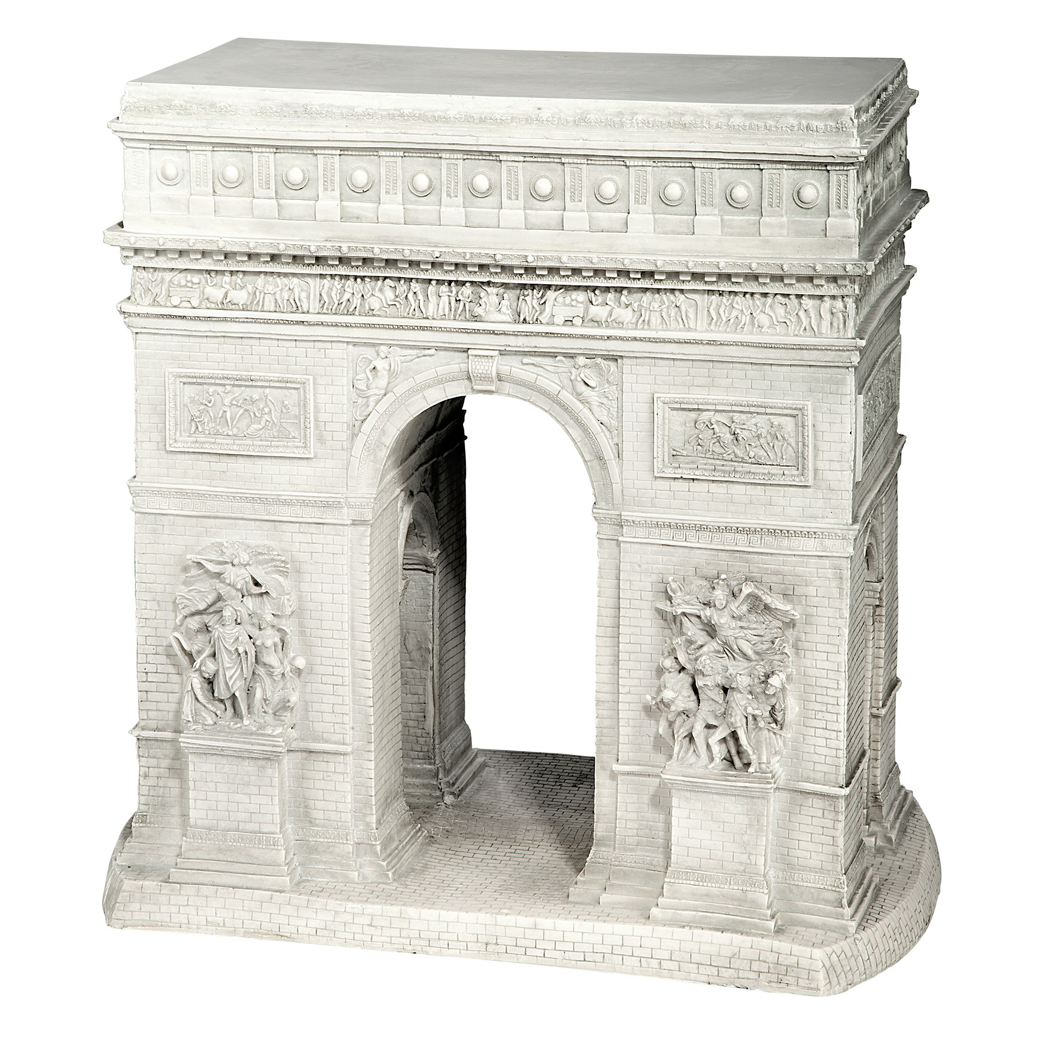 Toscano - Arc de Triomphe Sculptural Side Table in Designer Resin