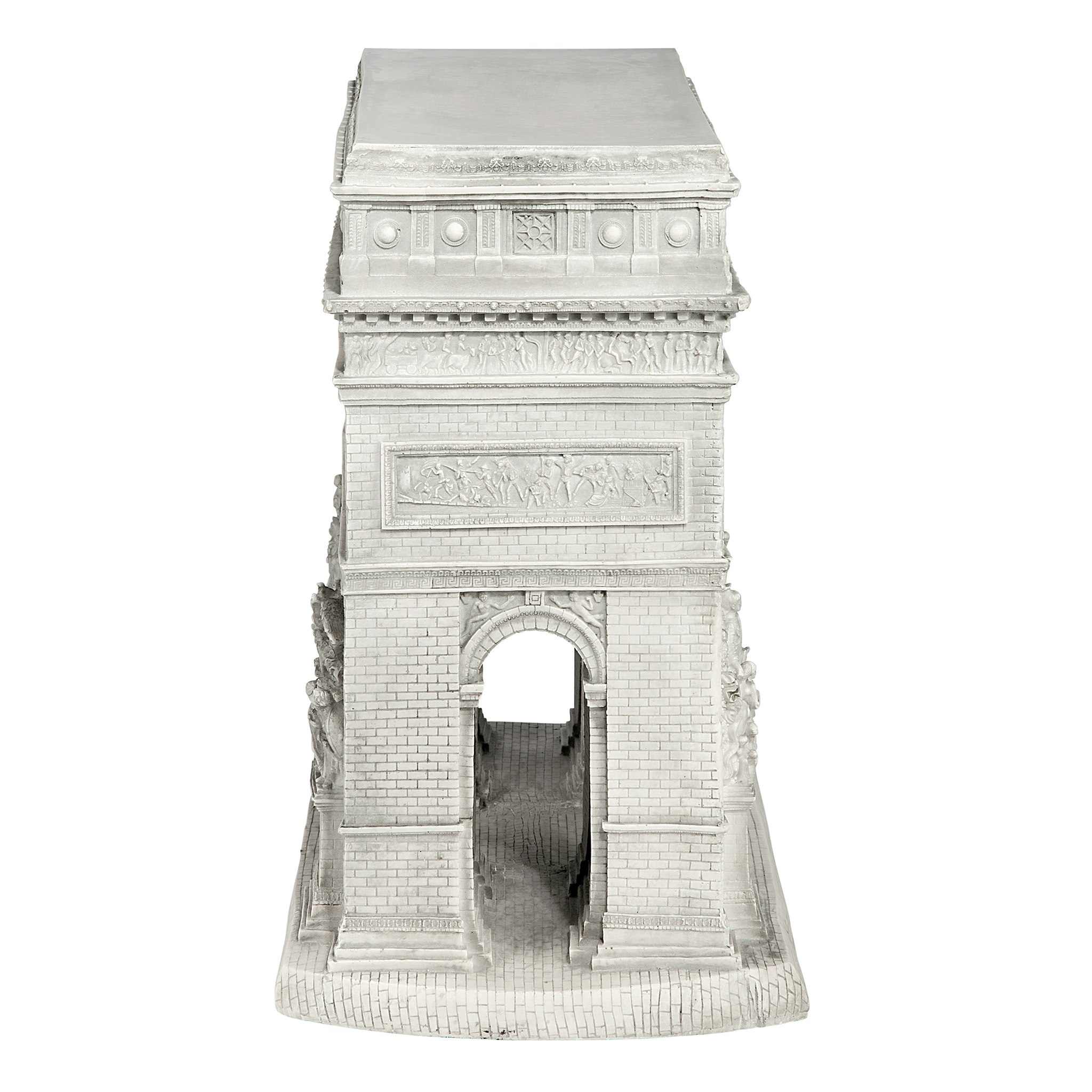 Toscano - Arc de Triomphe Sculptural Side Table in Designer Resin