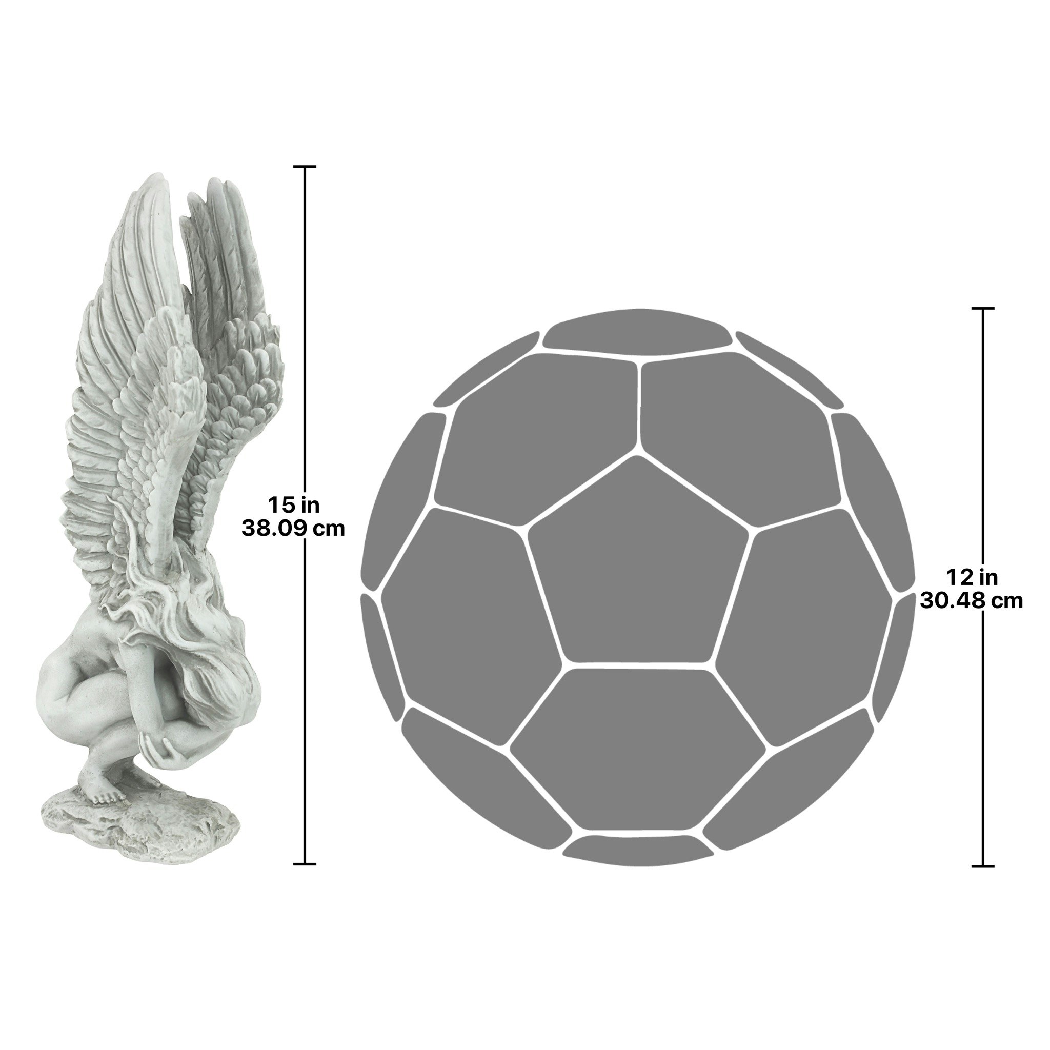 Toscano Remembrance and Redemption Angel Statue - Medium