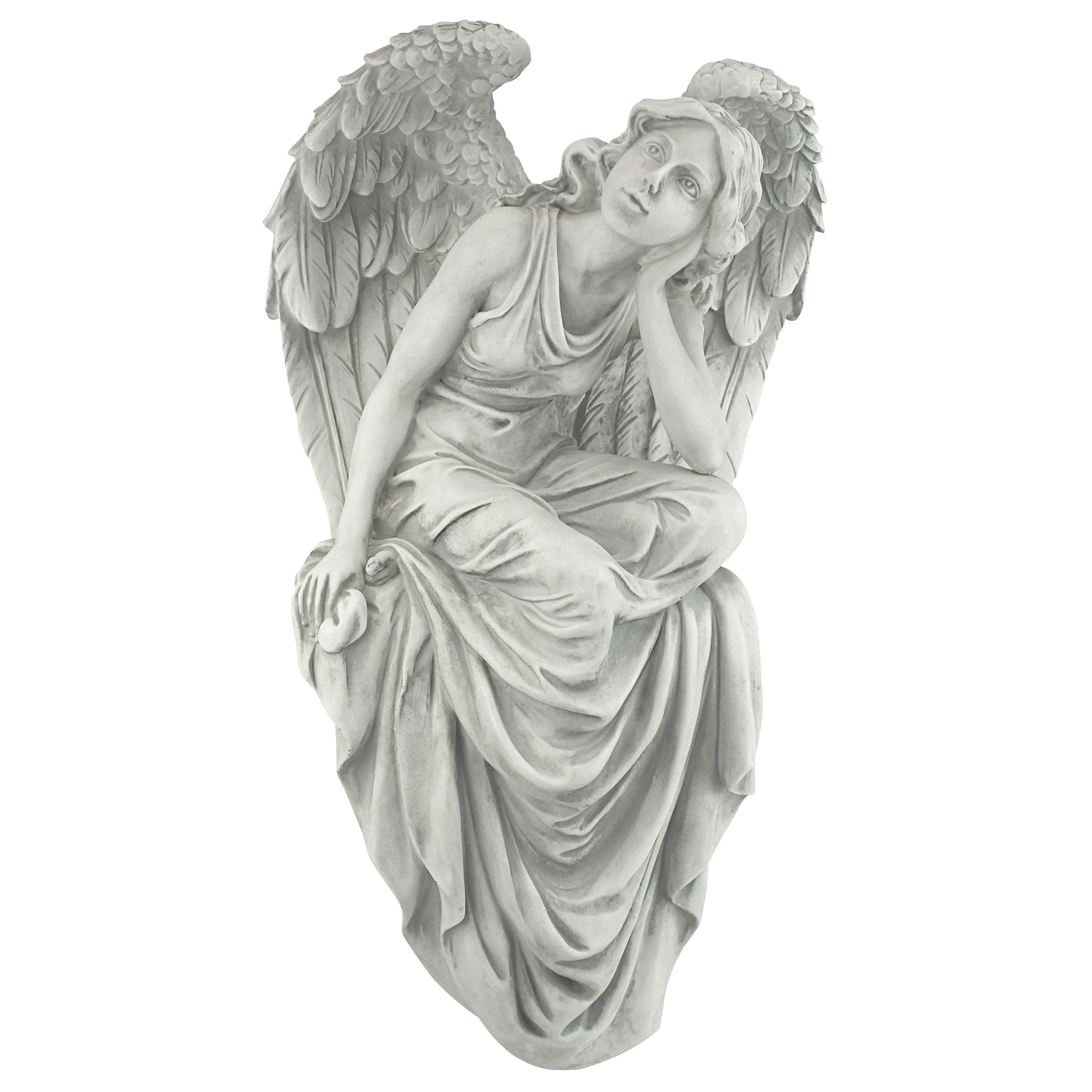Toscano Resting Grace Sitting Angel Statue - Large