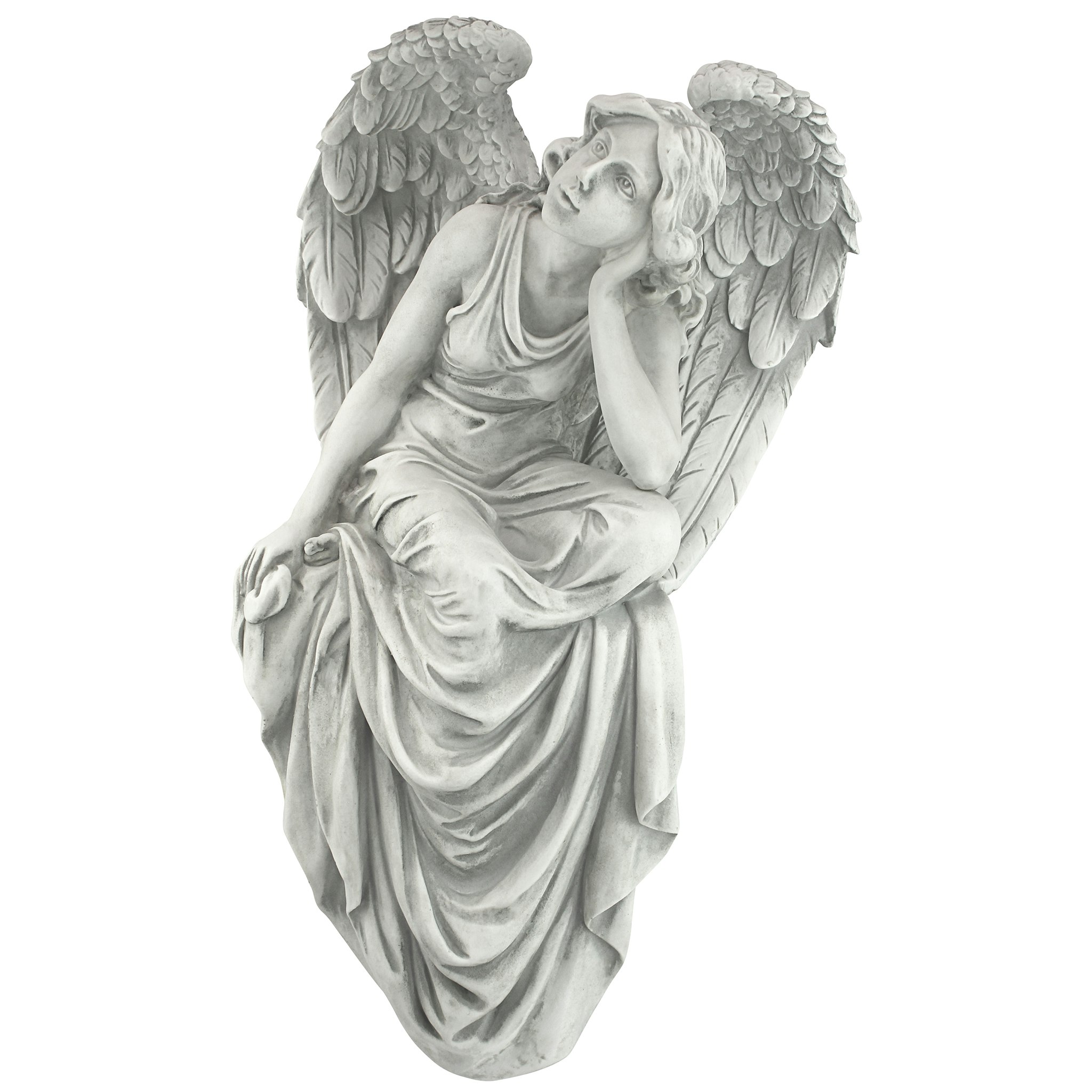 Toscano Resting Grace Sitting Angel Statue - Large