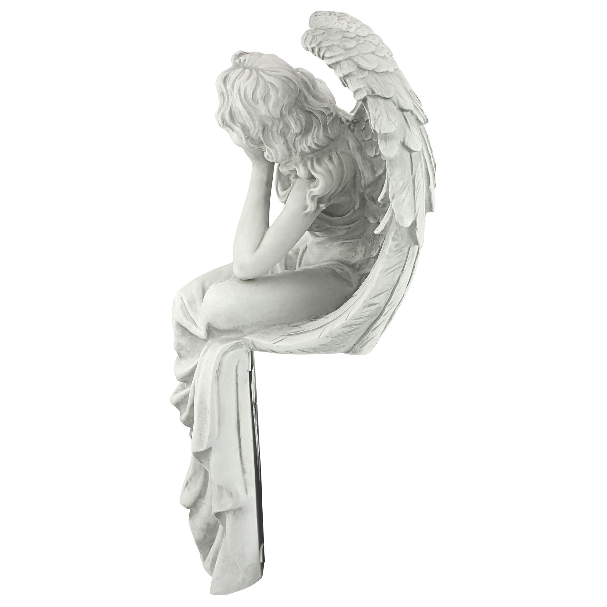 Toscano Resting Grace Sitting Angel Statue - Large