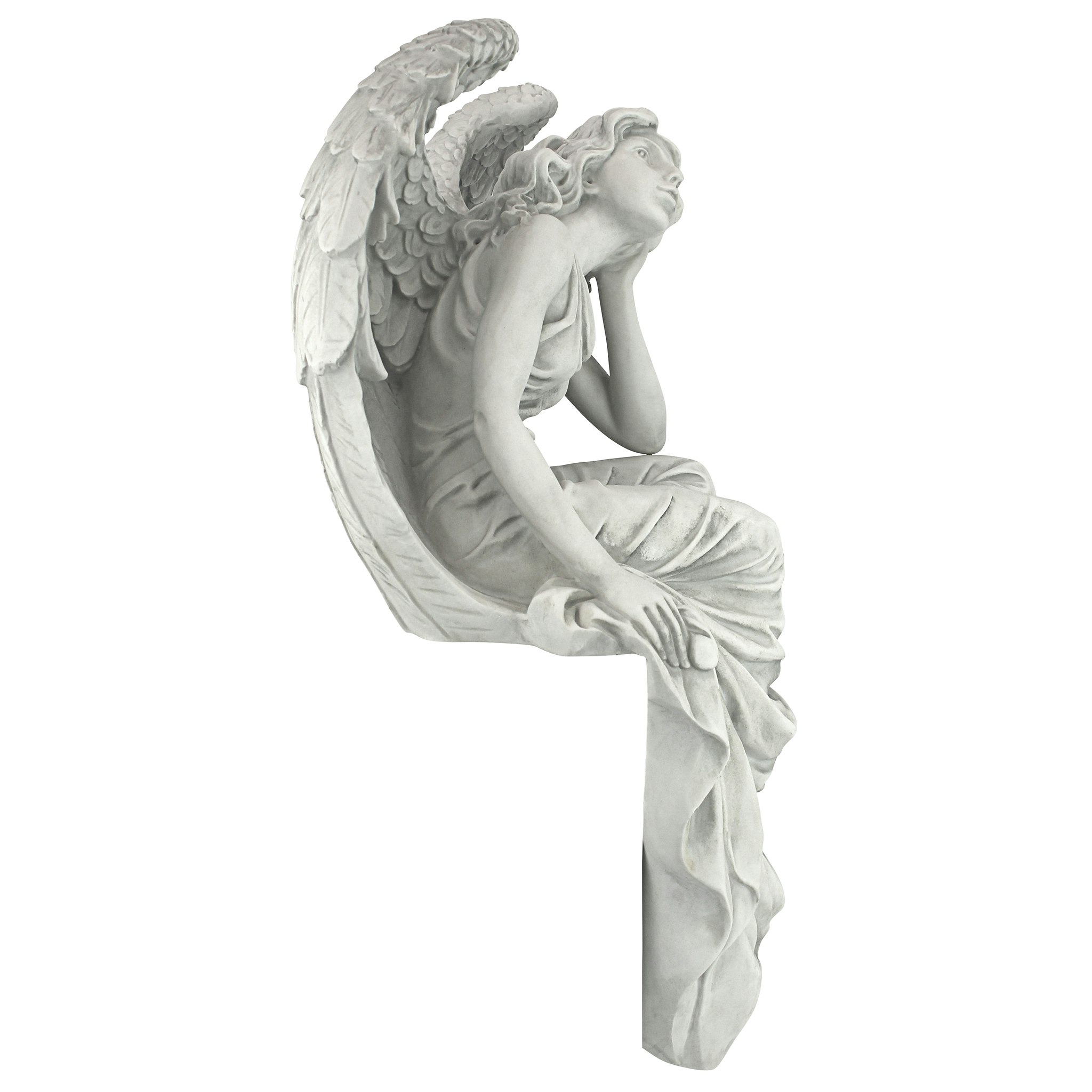 Toscano Resting Grace Sitting Angel Statue - Large