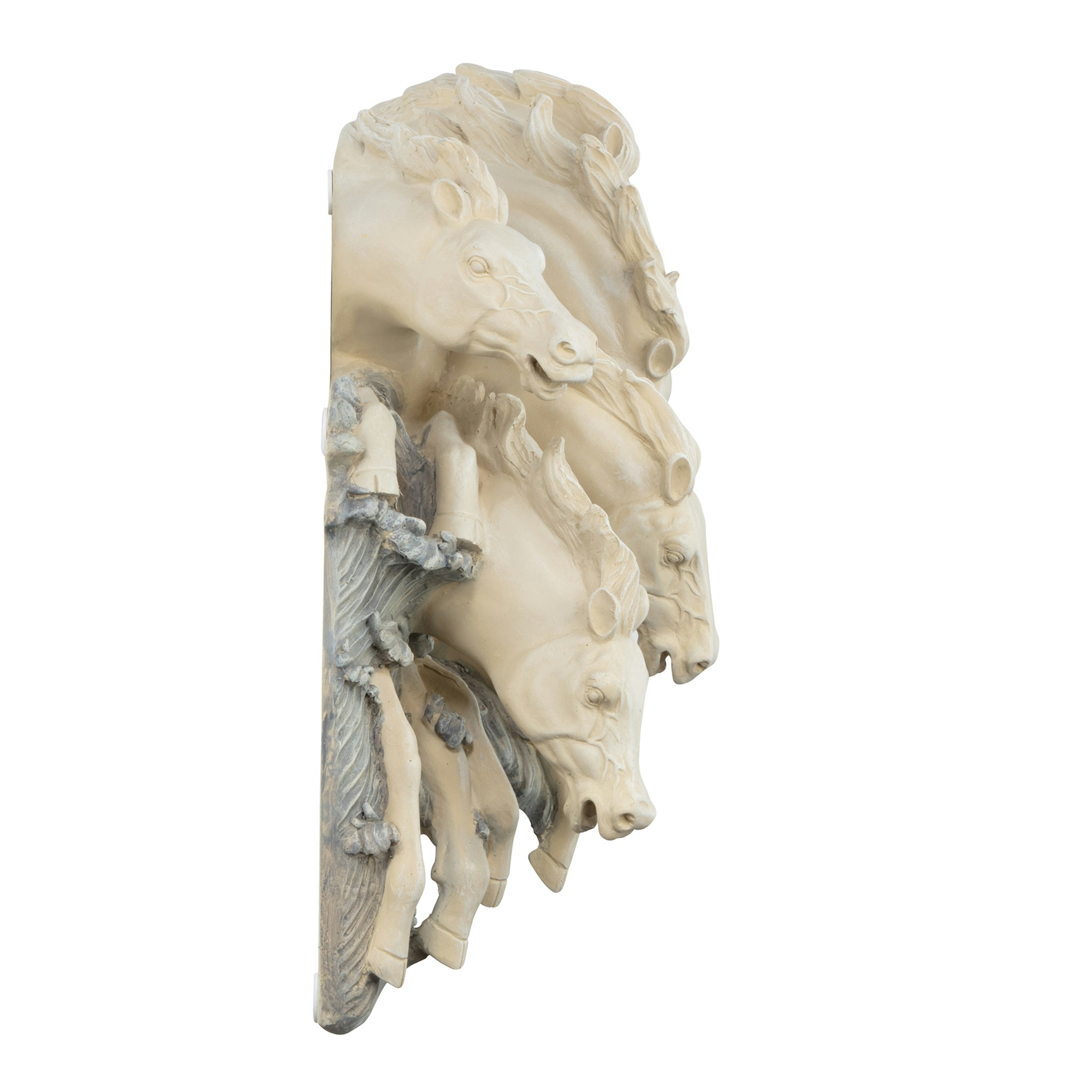 Toscano - Neptune Horses of the Sea Frieze Wall Sculpture