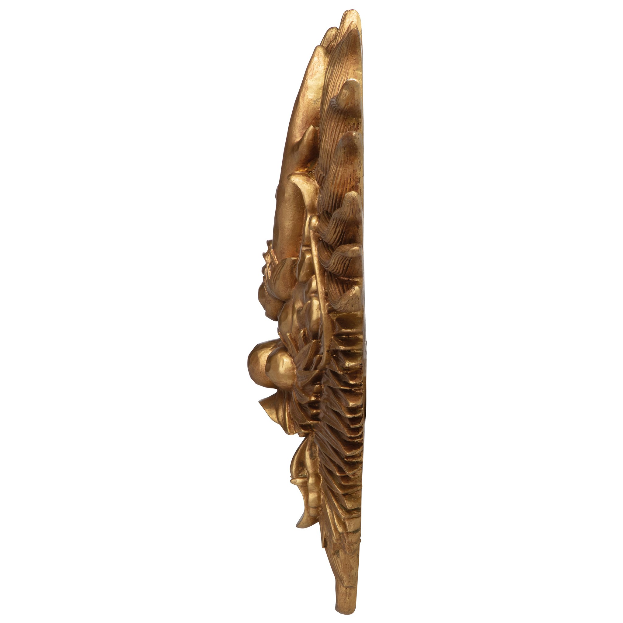 Toscano - Tibetan Dragon Mask Wall Sculpture