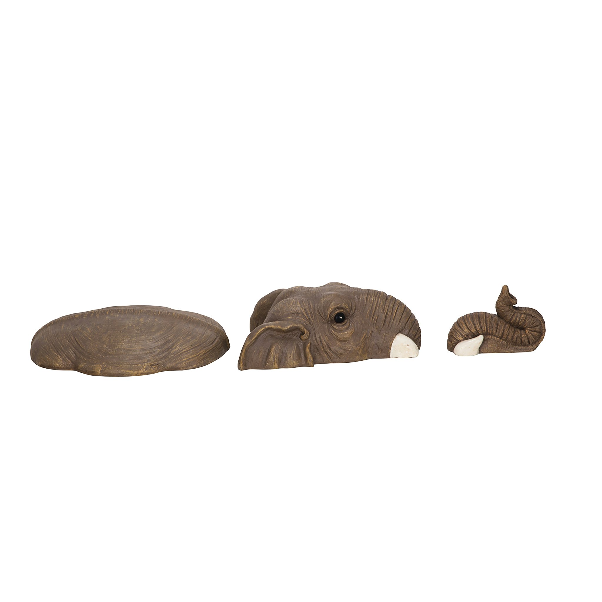 Toscano - In For a Swim Elephant Lawn Statue