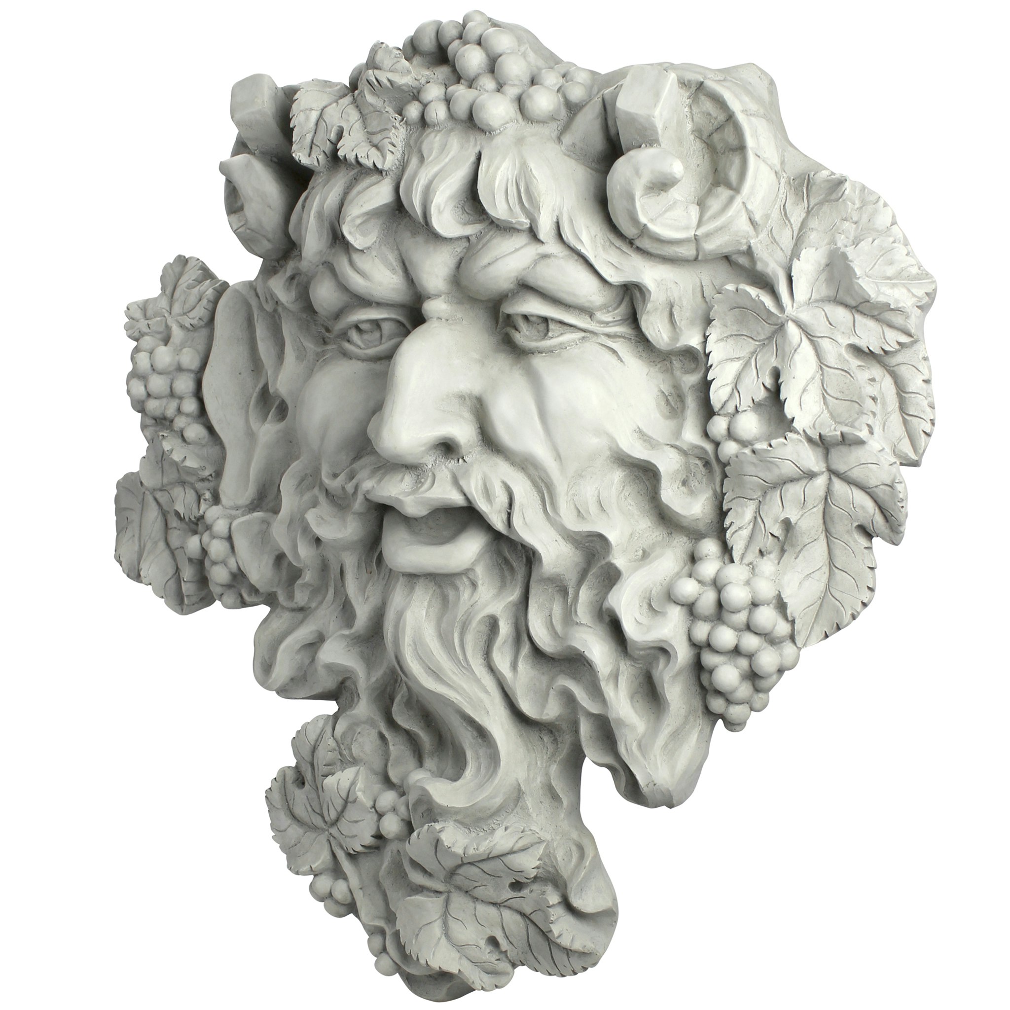 Toscano Bacchus God of Wine Greenman Wall Sculpture - Large