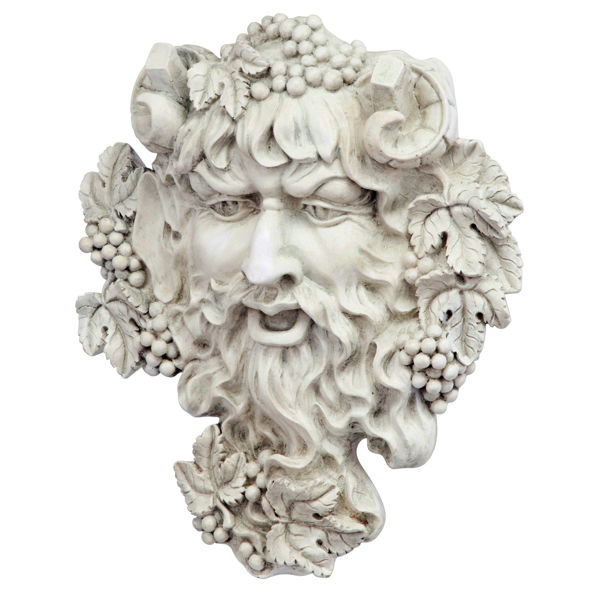Toscano Bacchus God of Wine Greenman Wall Sculpture - Medium