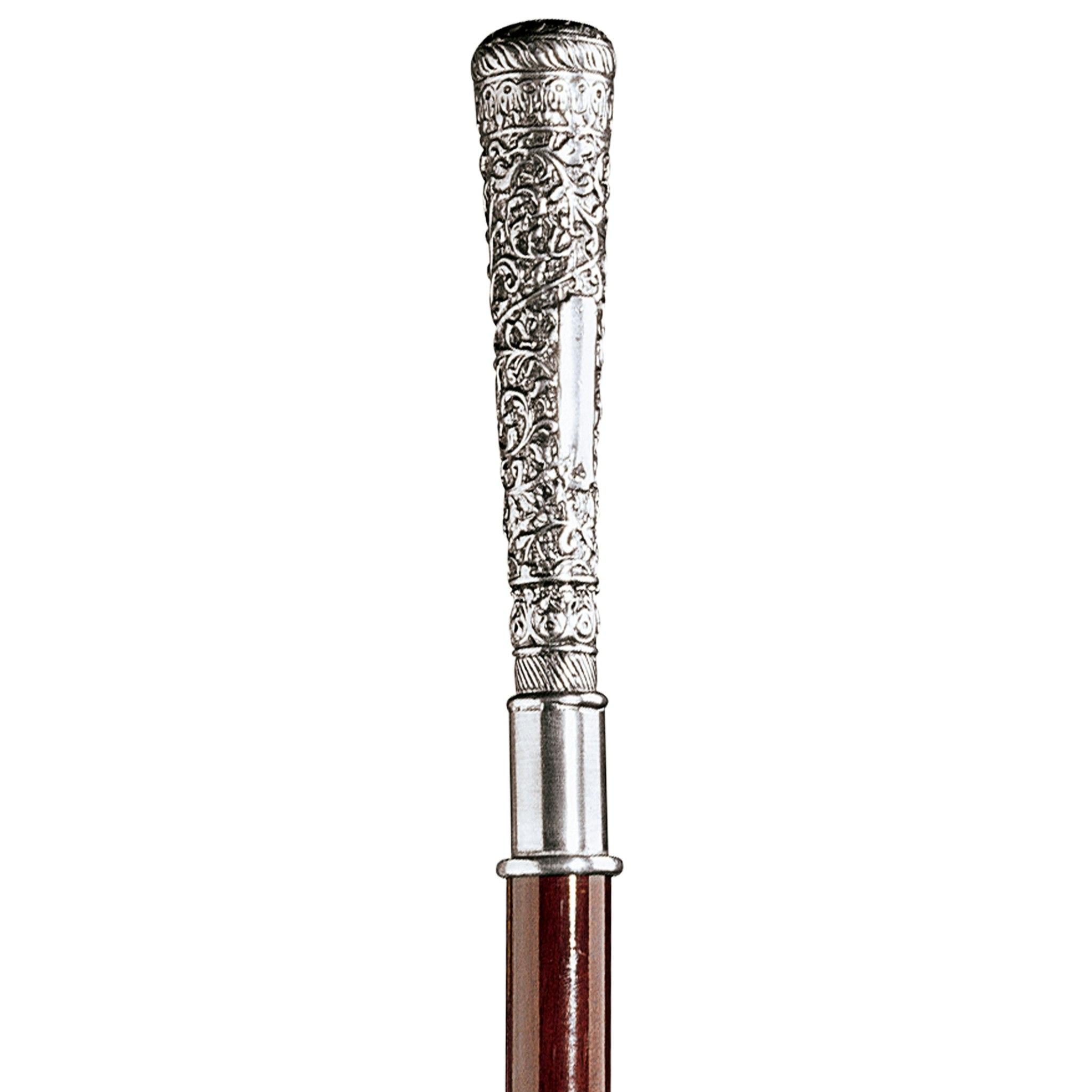 Toscano - Padrone Bachelor Walking Stick in Pewter