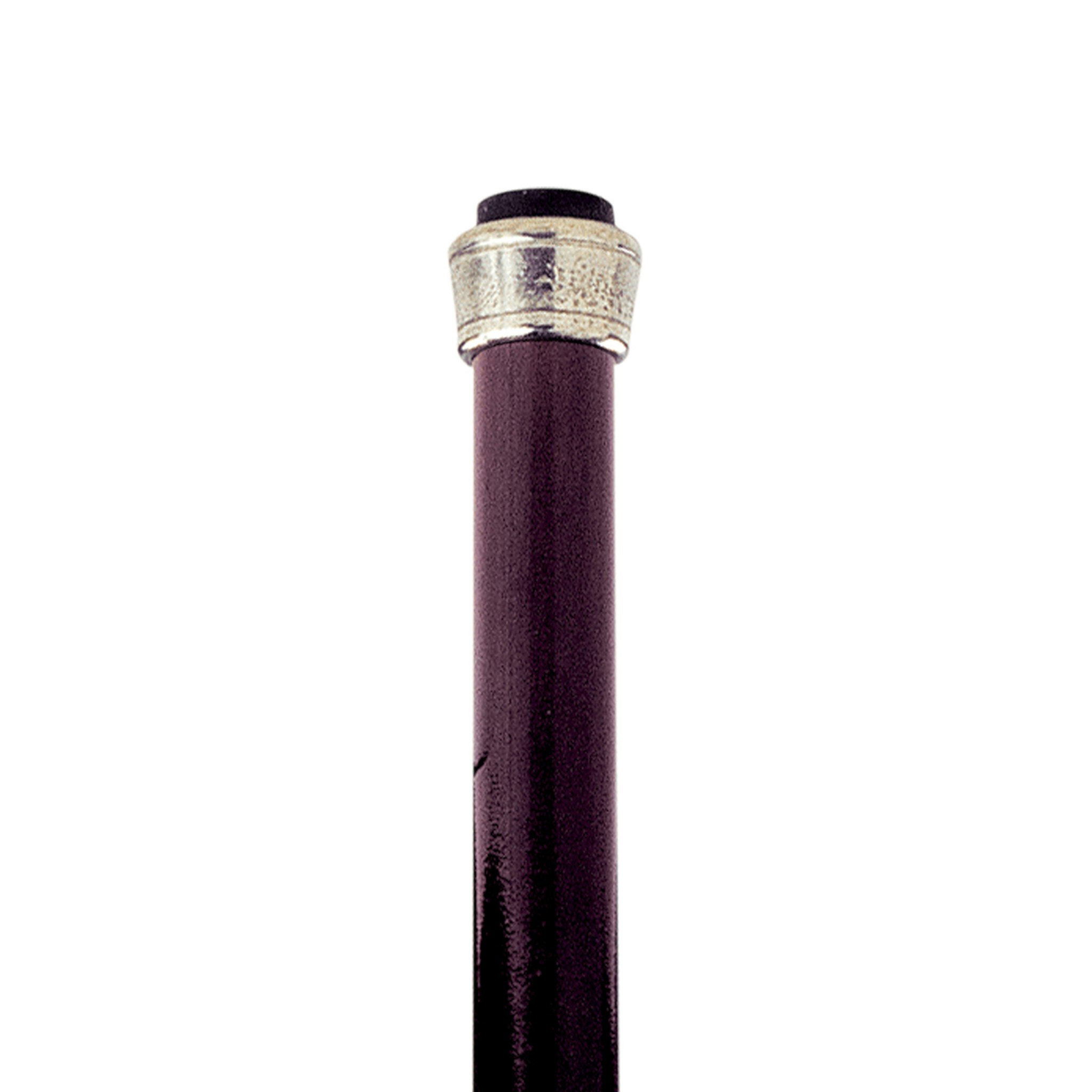 Toscano - Padrone Hunting Dog Walking Stick in Pewter