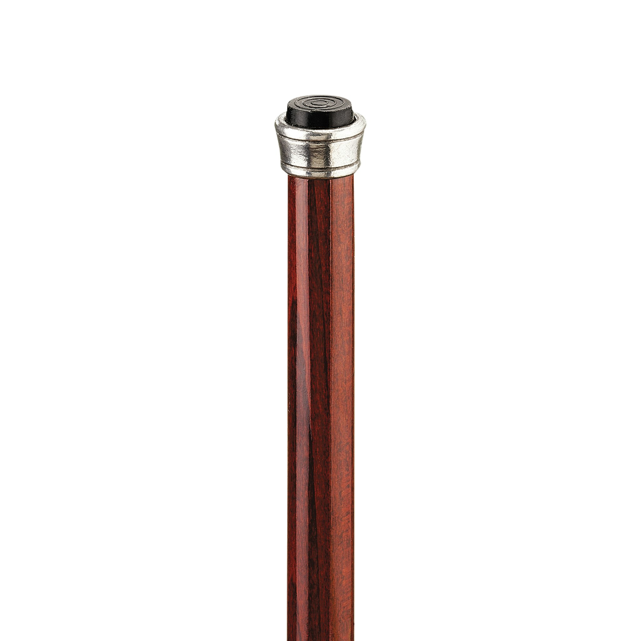 Toscano - Padrone John L. Sullivan Boxer Walking Stick in Pewter