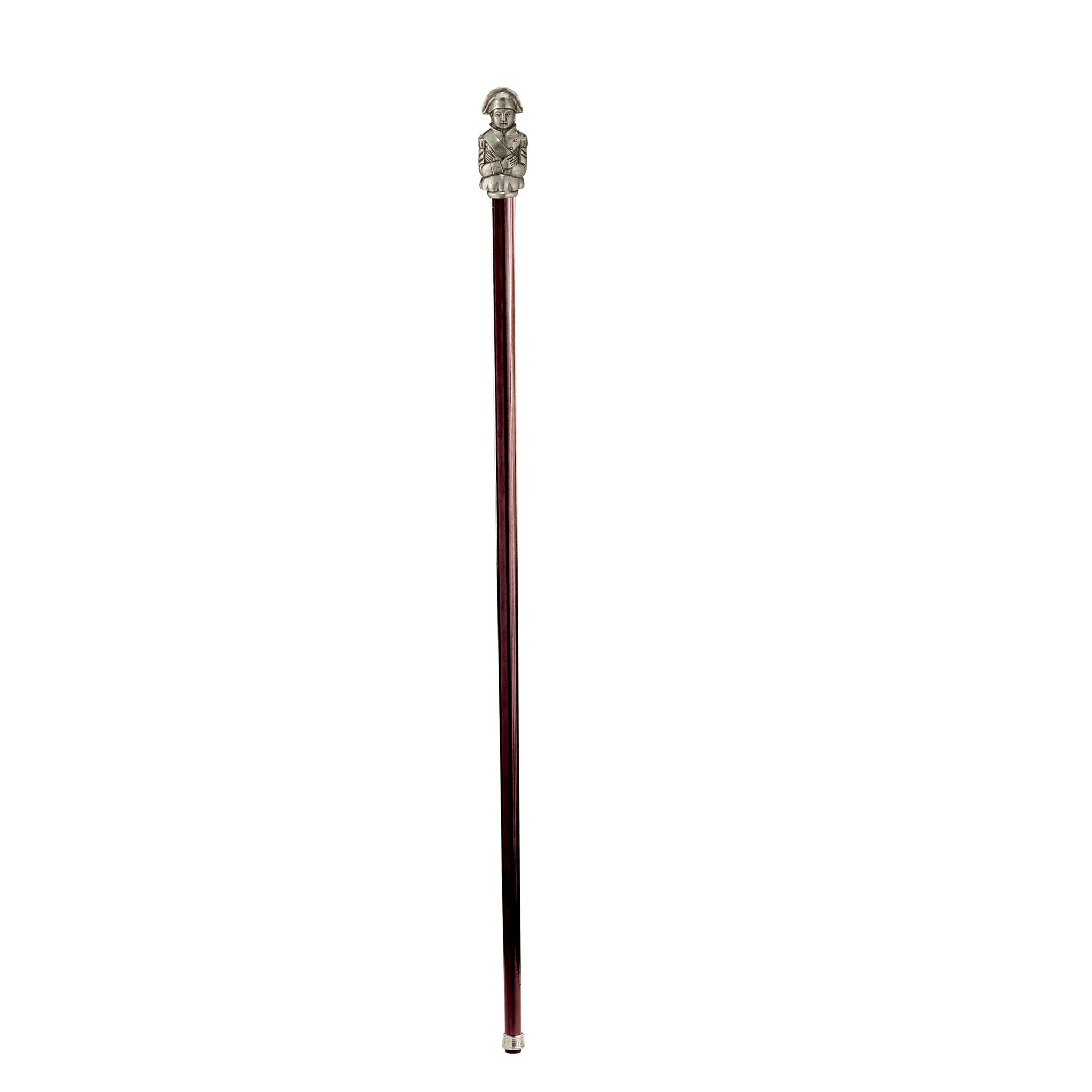 Toscano - Padrone Napoleon Walking Stick in Pewter