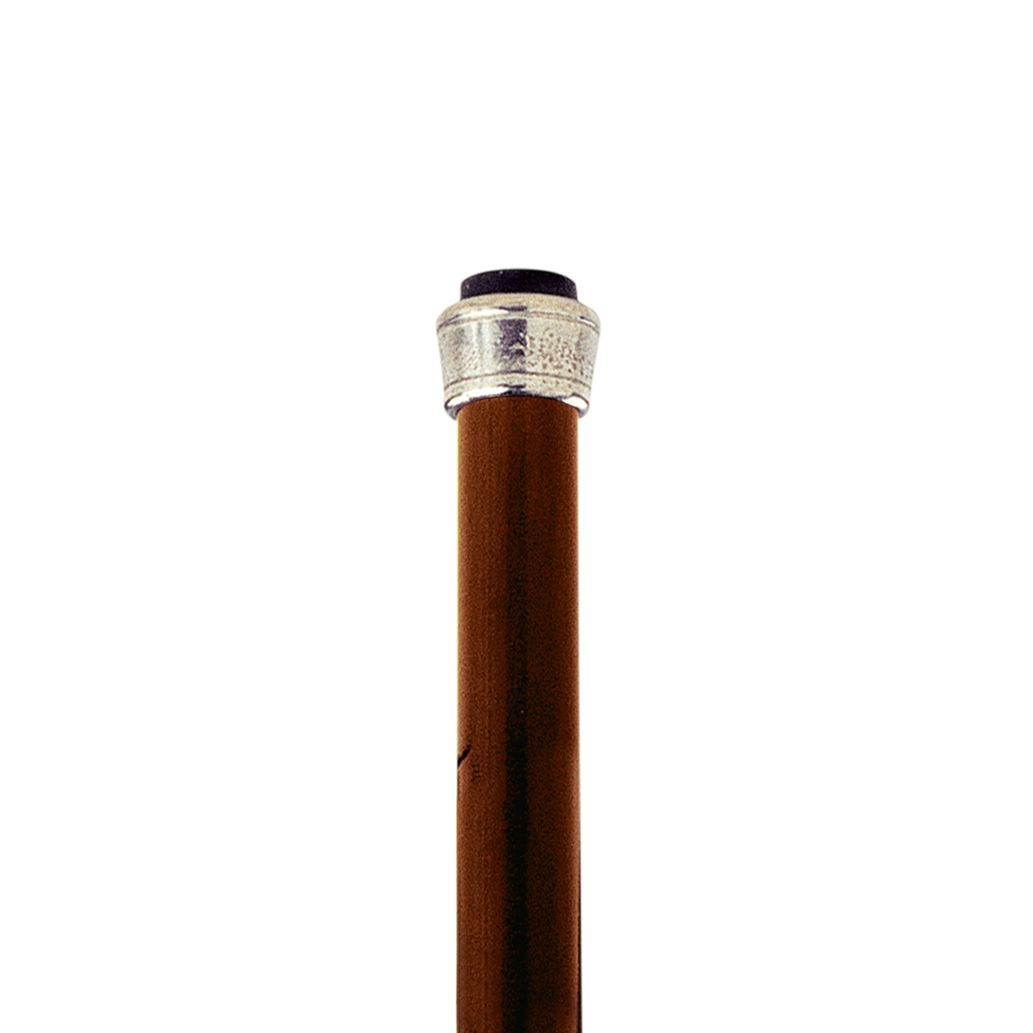 Toscano - Padrone Heraldic Lion Walking Stick in Pewter