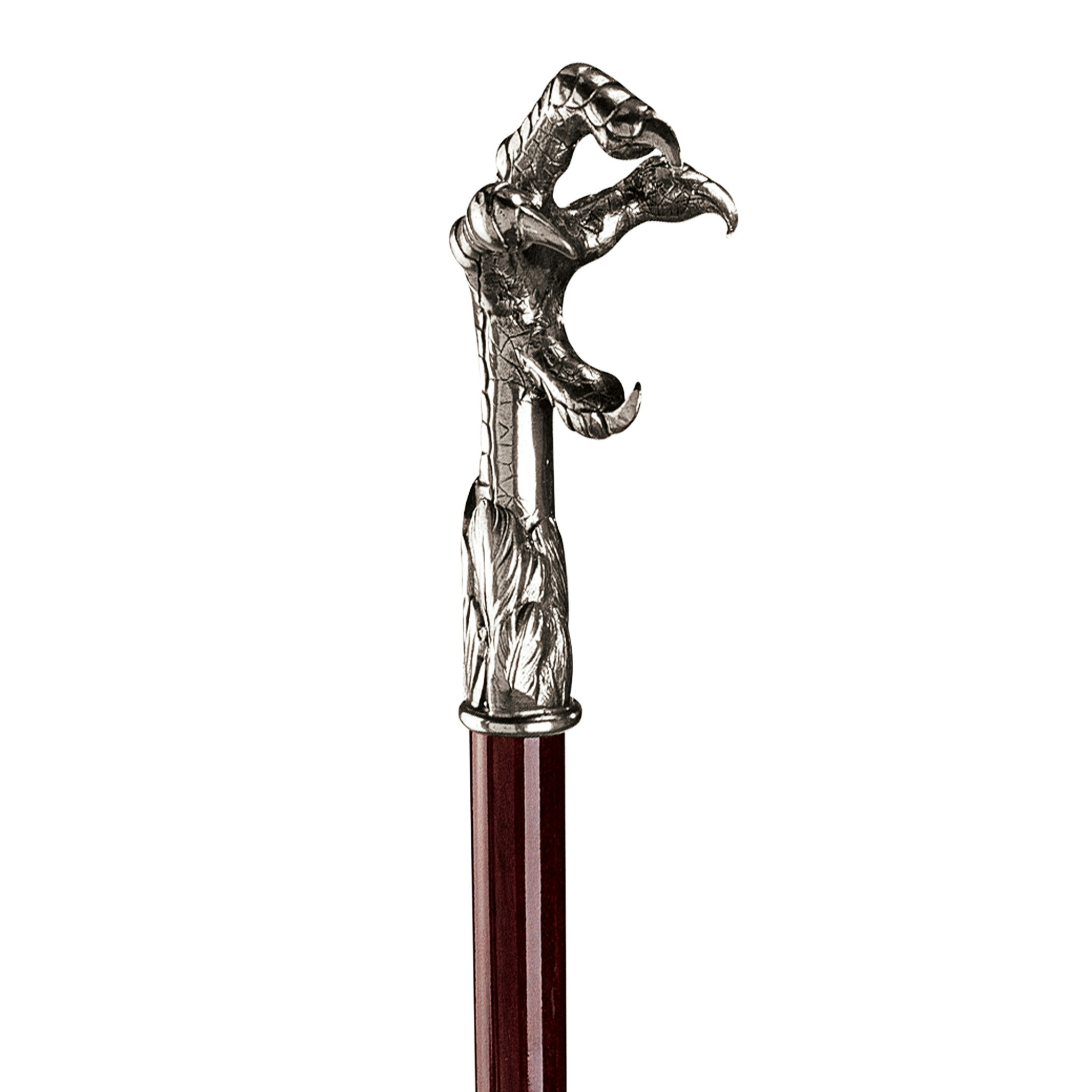 Toscano - Padrone Eagle Talon Walking Stick in Pewter