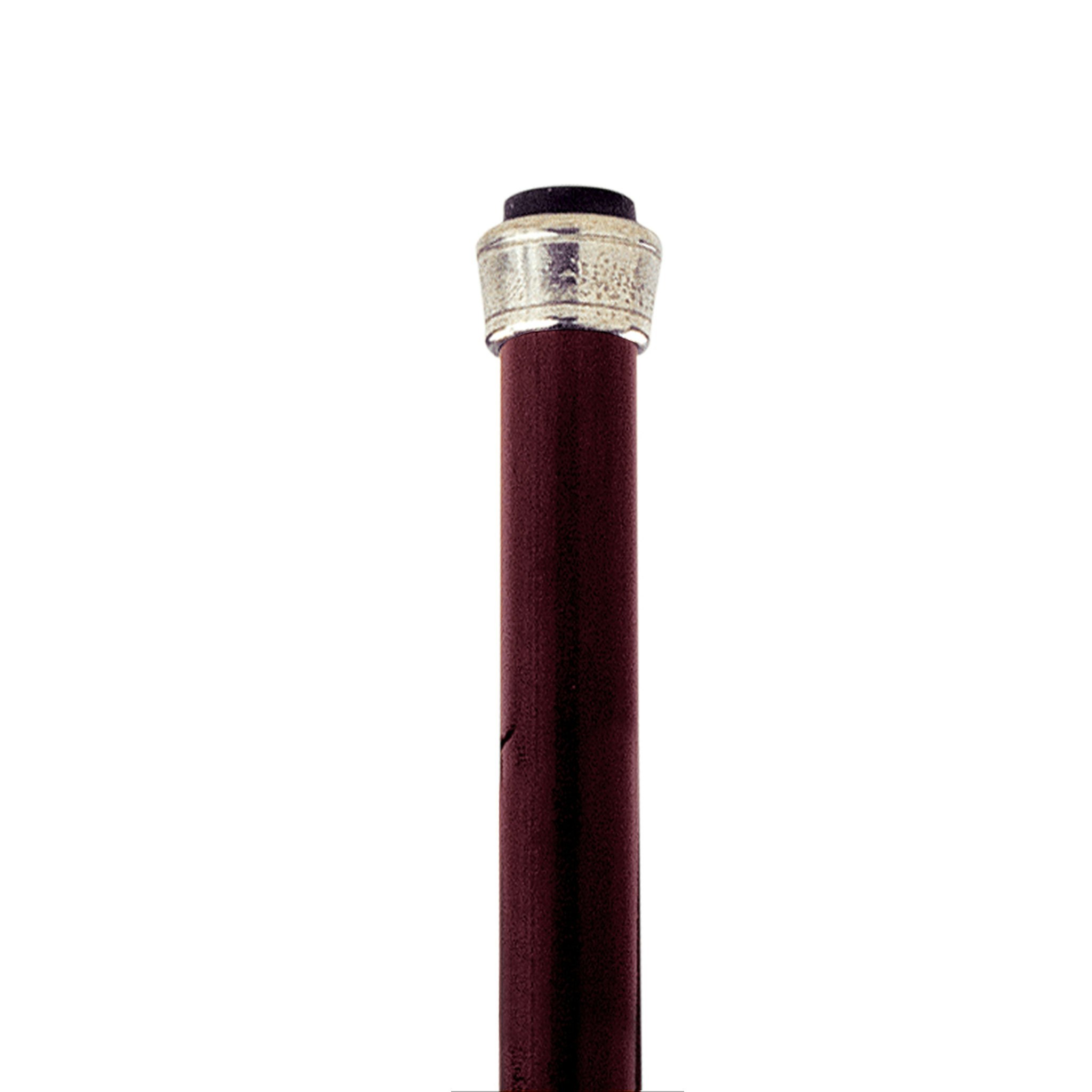 Toscano - Padrone Ornate Pill Box Walking Stick in Pewter